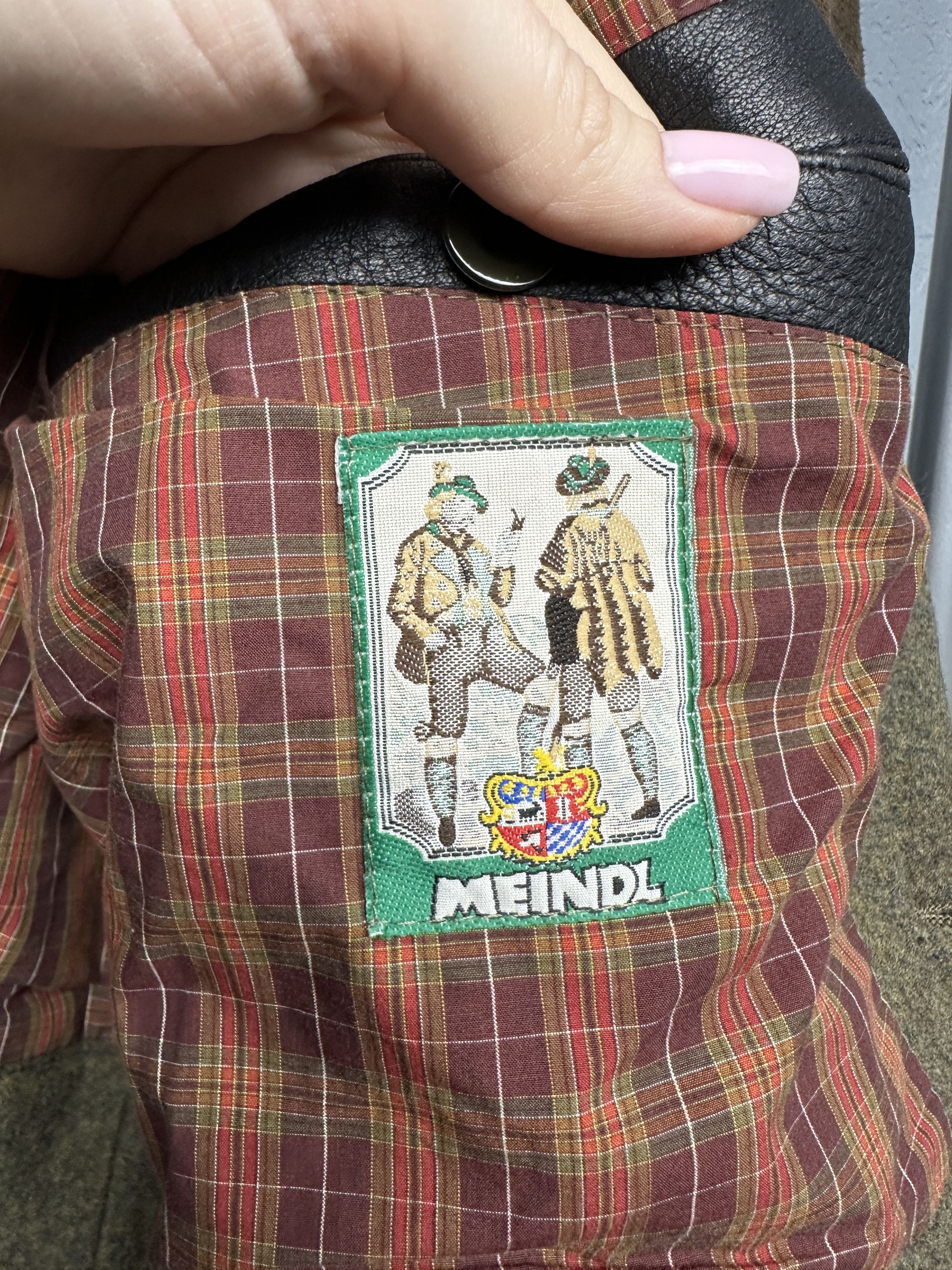Vintage Meindl 90s Vintage Mens Leather Jacket Size US M / EU 48-50 / 2 - 9 Thumbnail
