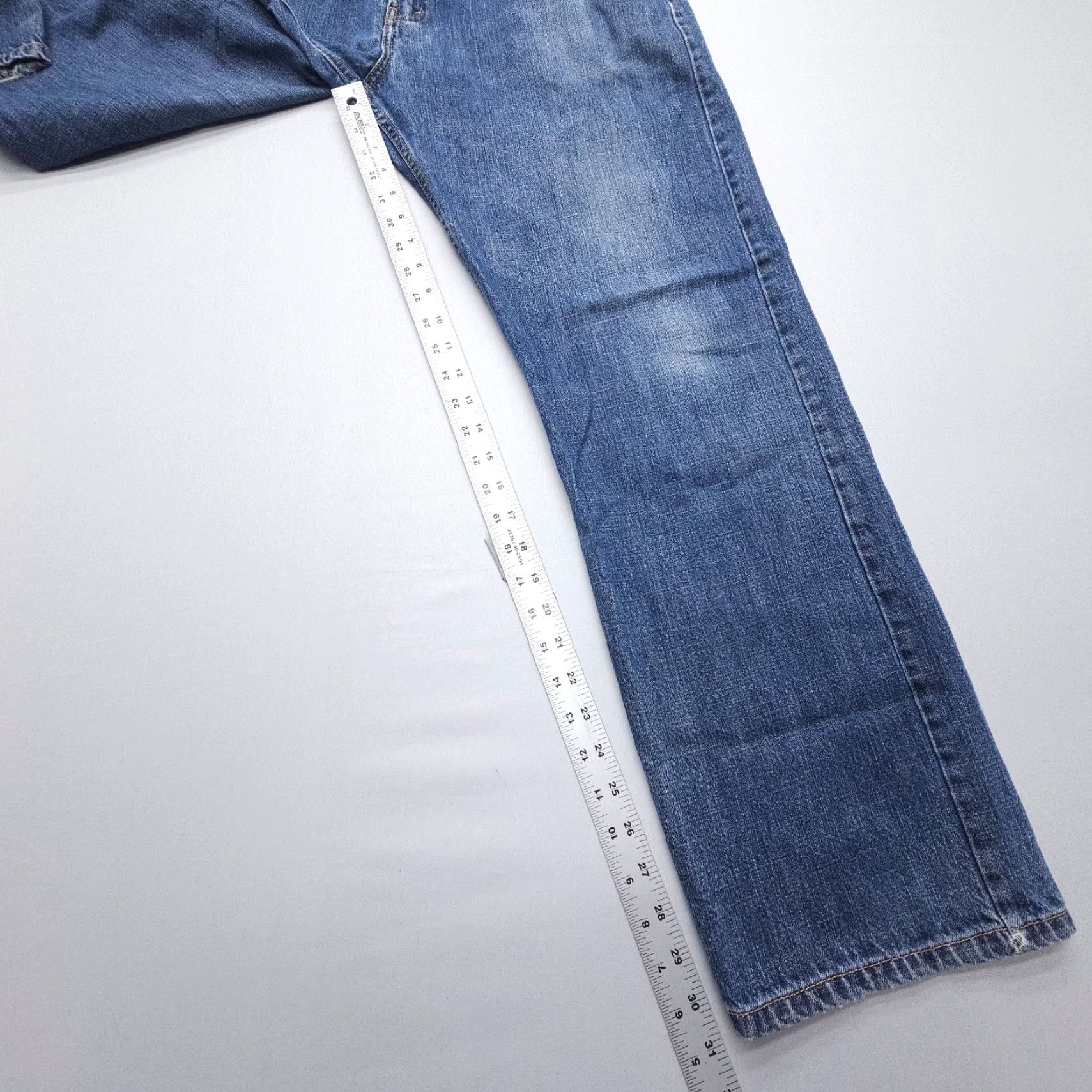 Levi's VINTAGE Levi's 505 Jeans Mens 36 x 32 Dark Fade Straight Regular Denim 5-Pocket 2000s Size US 36 / EU 52 - 6 Thumbnail