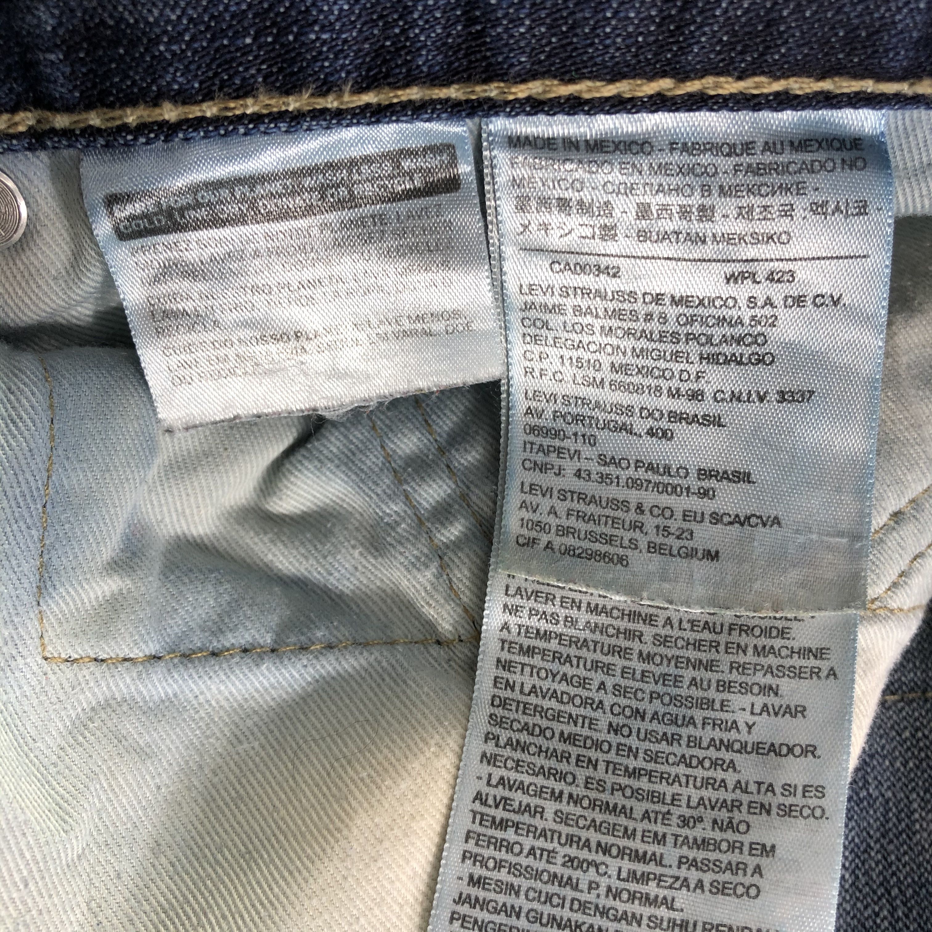 Levi's Vintage Blue Wash Levis 508 Jeans-J3253 Size US 36 / EU 52 - 10 Thumbnail