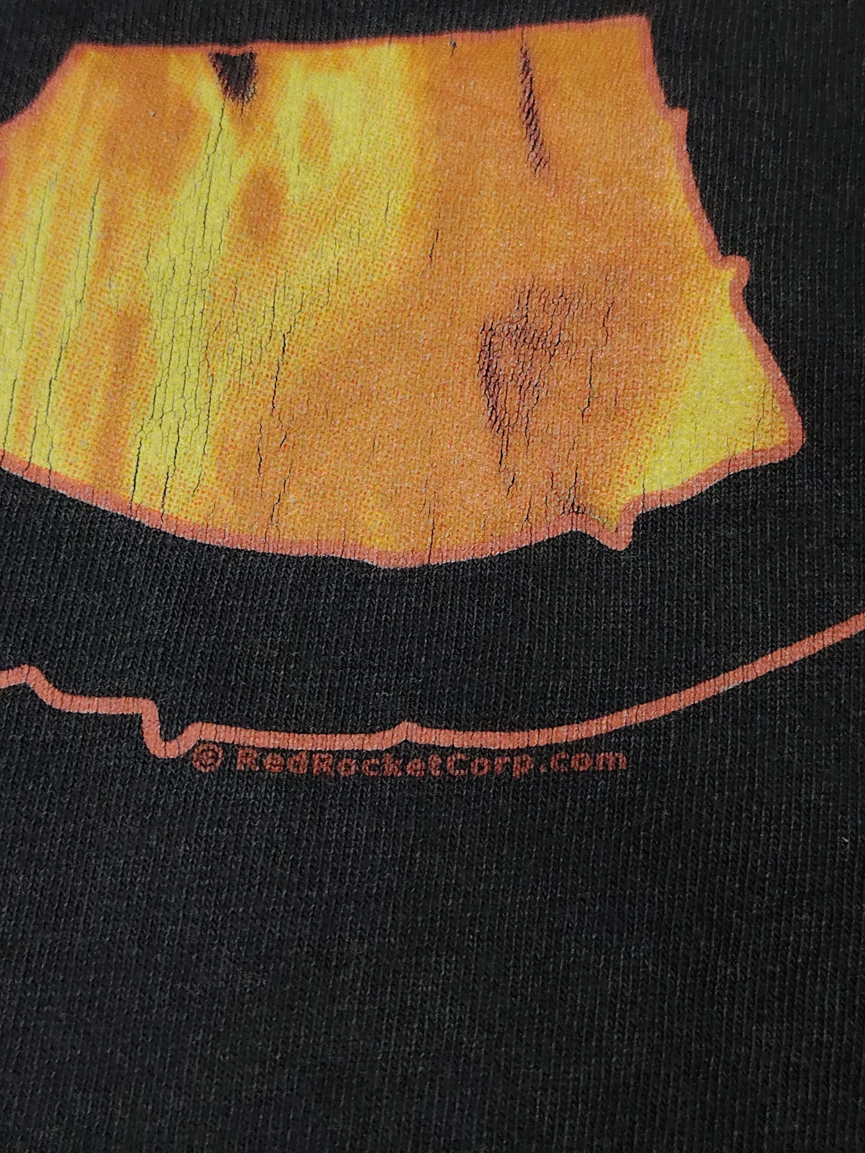 Vintage Vintage Anarchy logo fire t shirt Size US XL / EU 56 / 4 - 3 Thumbnail