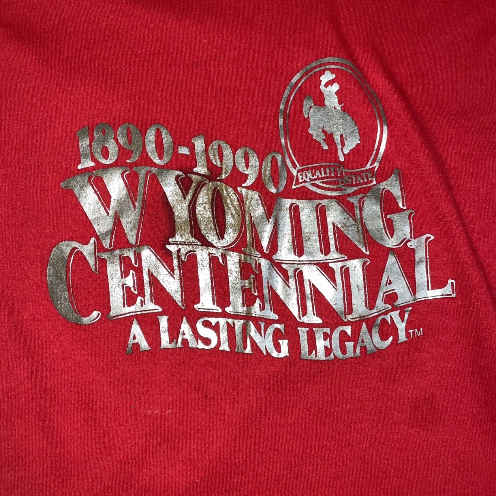 Vintage VINTAGE Wyoming centennial VTG red t-shirt Mens M Shirt Men Red M Vintage Wyoming centennial VTG red shirt Mens M Size US M / EU 48-50 / 2 - 2 Thumbnail
