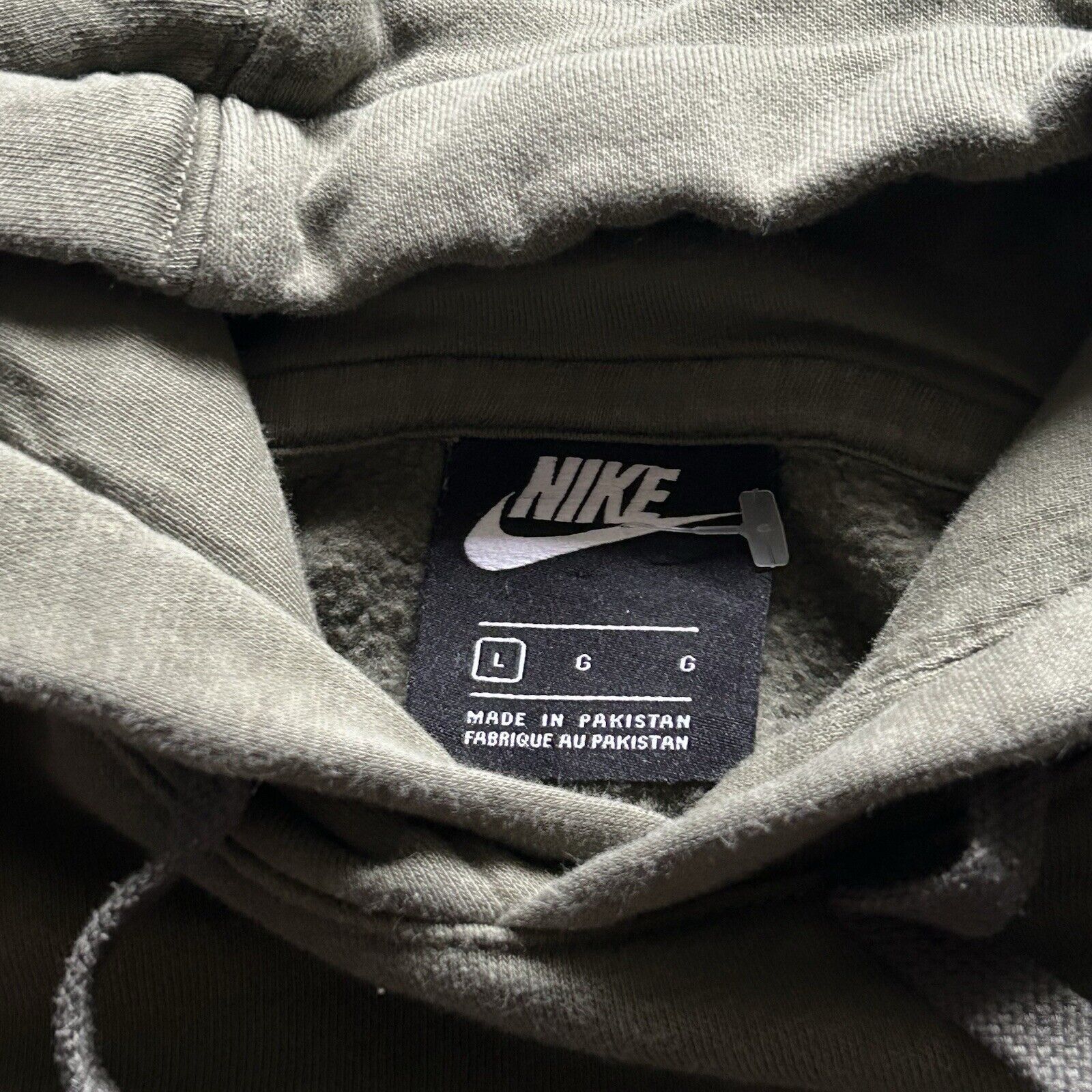 Nike Vintage Y2K Nike Swoosh Basic Hoodie Sweatshirt Large Green Size US L / EU 52-54 / 3 - 3 Thumbnail