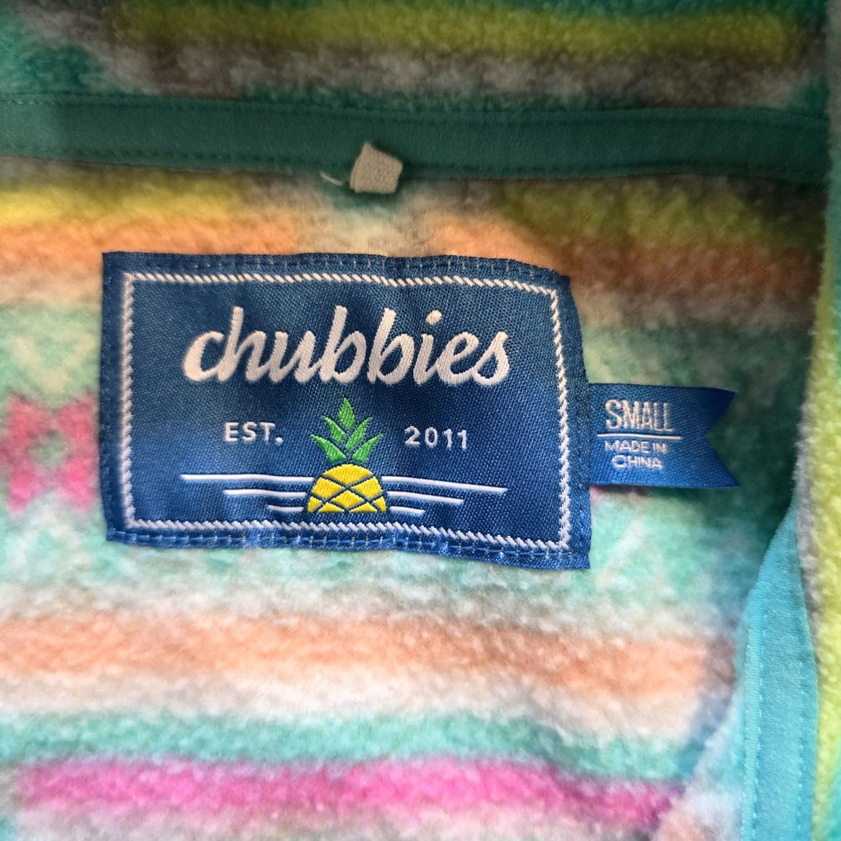 Chubbies Chubbies Sweater Women Size S Green Aztec Fleece 1/4 Zip Casual Pullover Size S / US 4 / IT 40 - 5 Thumbnail