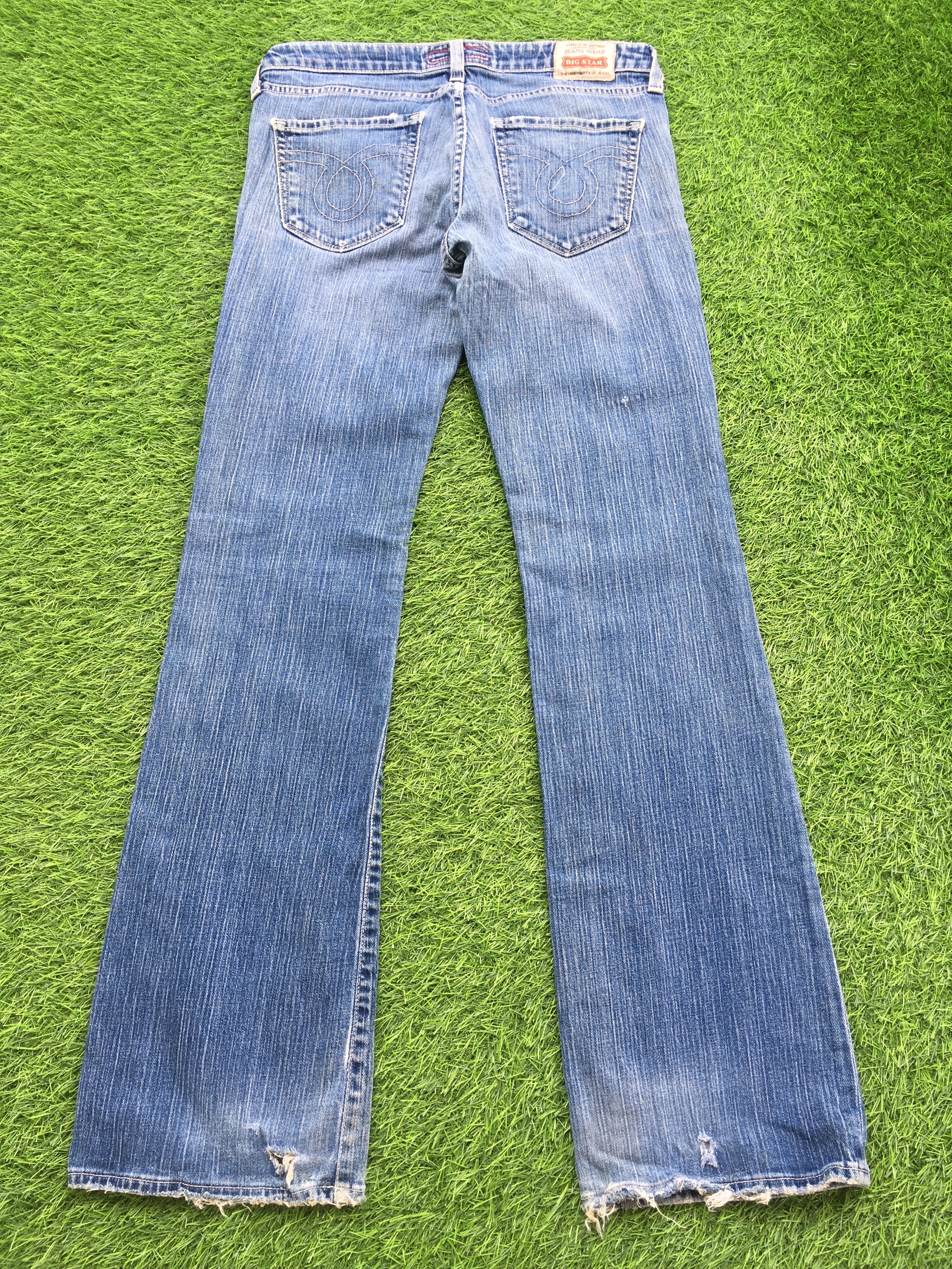 Big Star Flared Jeans Distressed Jeans D-984 - Main Image