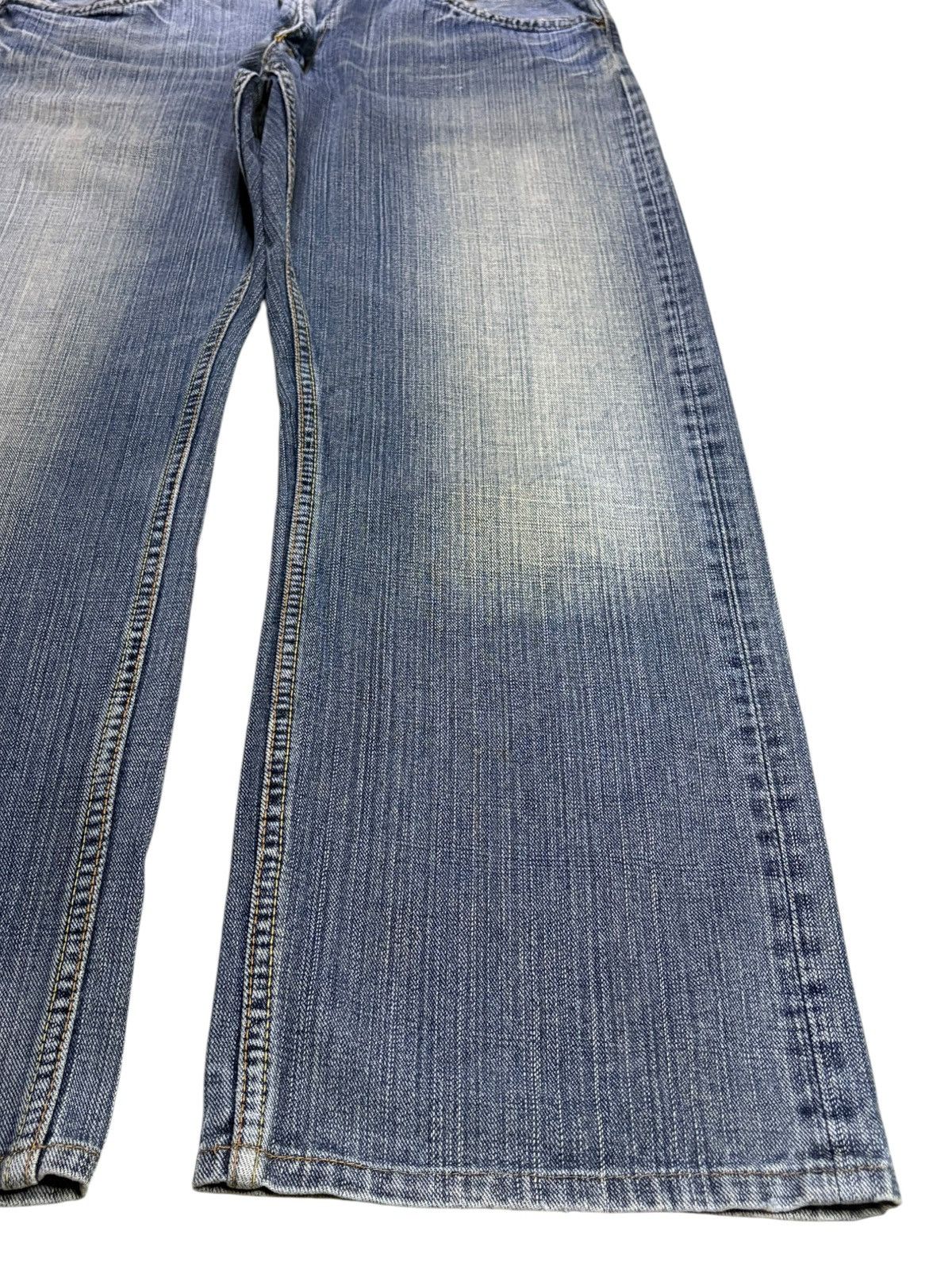 Japanese Brand Vintage Denim Craft Faded Wash Loose Baggy Jeans Size US 36 / EU 52 - 7 Thumbnail