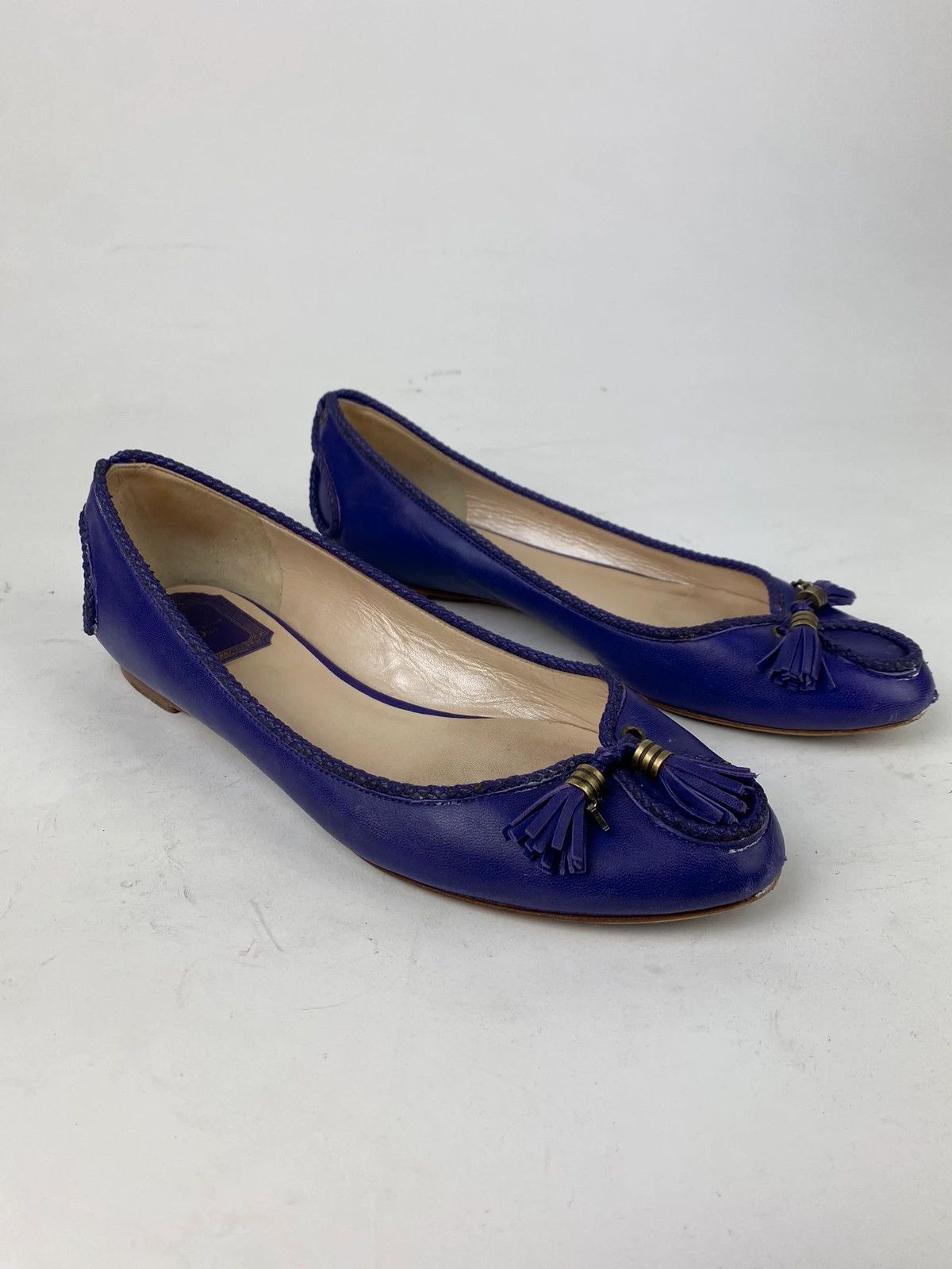 Designer × Dior christian dior ballet flat shoes cyber vintage retro leather Size US 7.5 / IT 37.5 - 1 Thumbnail