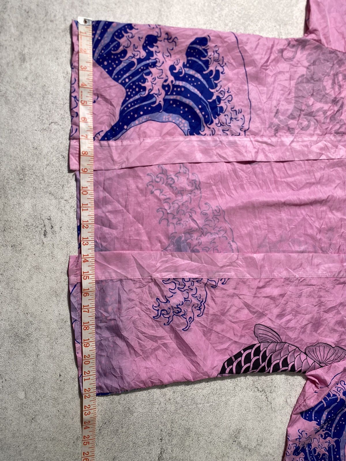 Komono RARE Jpn Brand Kimono Koi Fish VS Dragon Size ONE SIZE - 12 Thumbnail