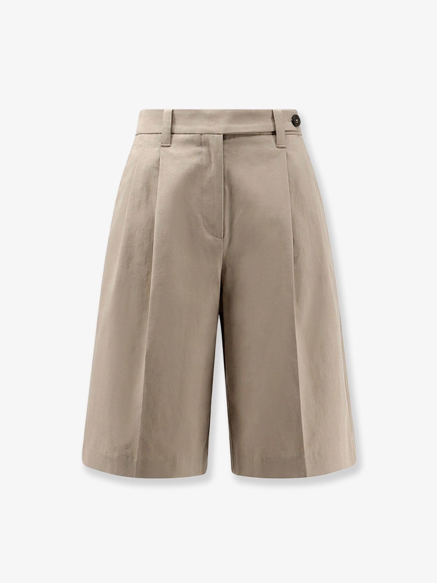 Brunello Cucinelli Brunello Cucinelli Cotton and linen shorts Tag Size IT 44 Women - USA Tariffs Included Size 30" / US 8 / IT 44 - 1 Thumbnail