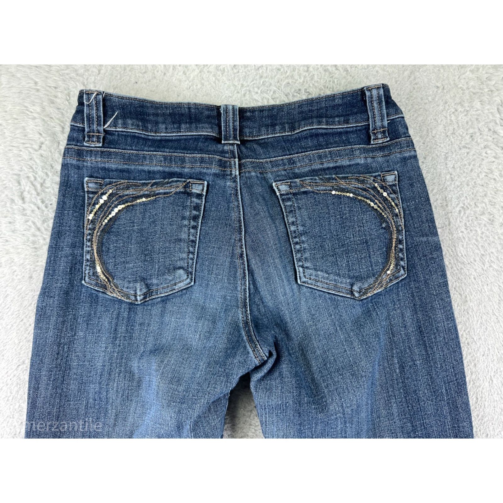 Lee Lee Womens Jeans Bootcut Mid Rise Denim 28 Blue Cotton Western 90s Cowboy Girls Size 28" / US 6 / IT 42 - 3 Thumbnail