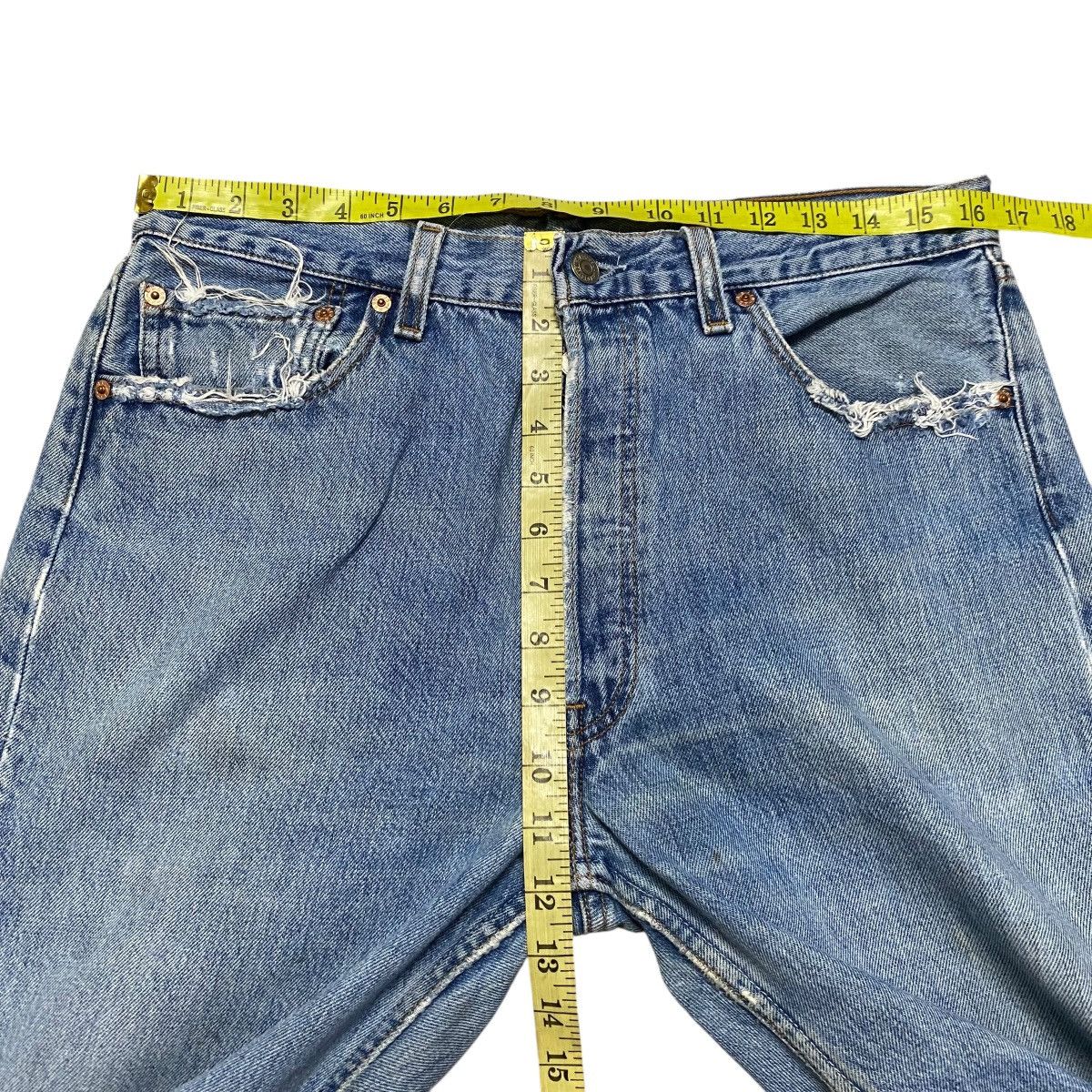 Levi's Vintage Levi's 501 Distressed Jeans Size US 33 - 18 Thumbnail