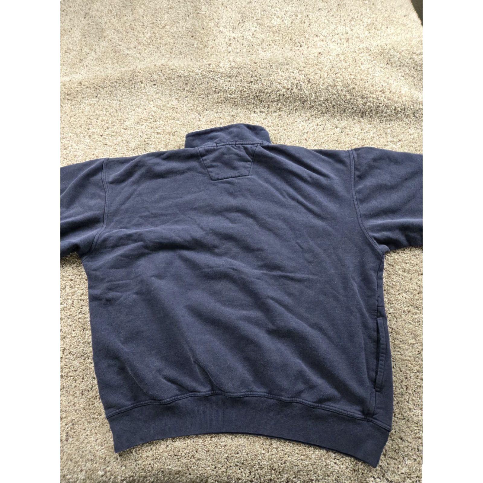 Nautica VINTAGE Nautica Sweatshirt 2XL Blue 1/4 Zip Long Sleeve Mock Neck Pullover Mens 2XL Navy Blue 90s Y2K Size US XXL / EU 58 / 5 - 7 Thumbnail