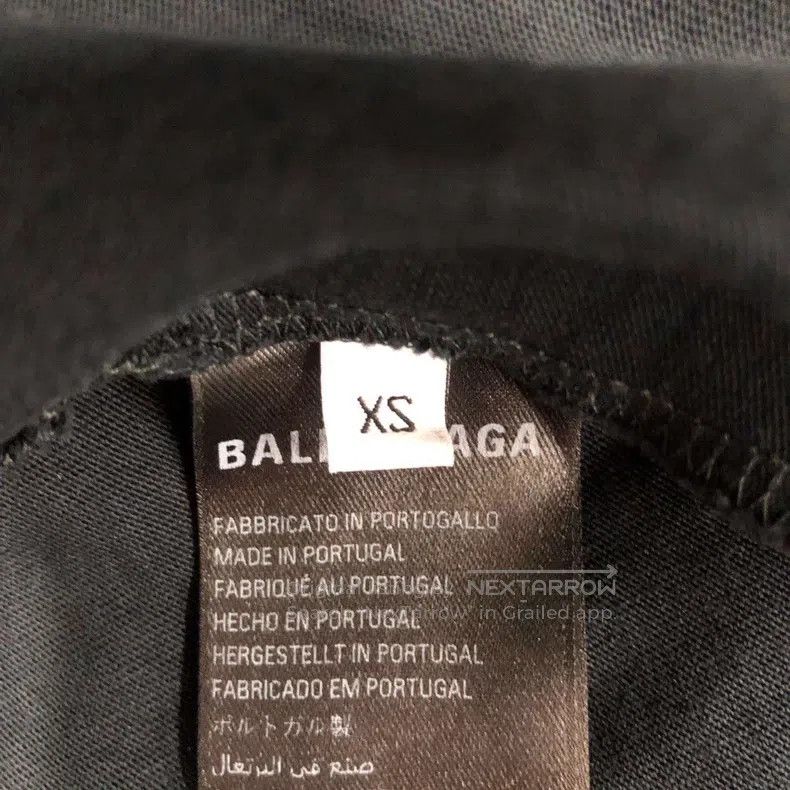 Balenciaga Balenciaga Cotton T-Shirt, XS, Black Size US XS / EU 42 / 0 - 3 Thumbnail