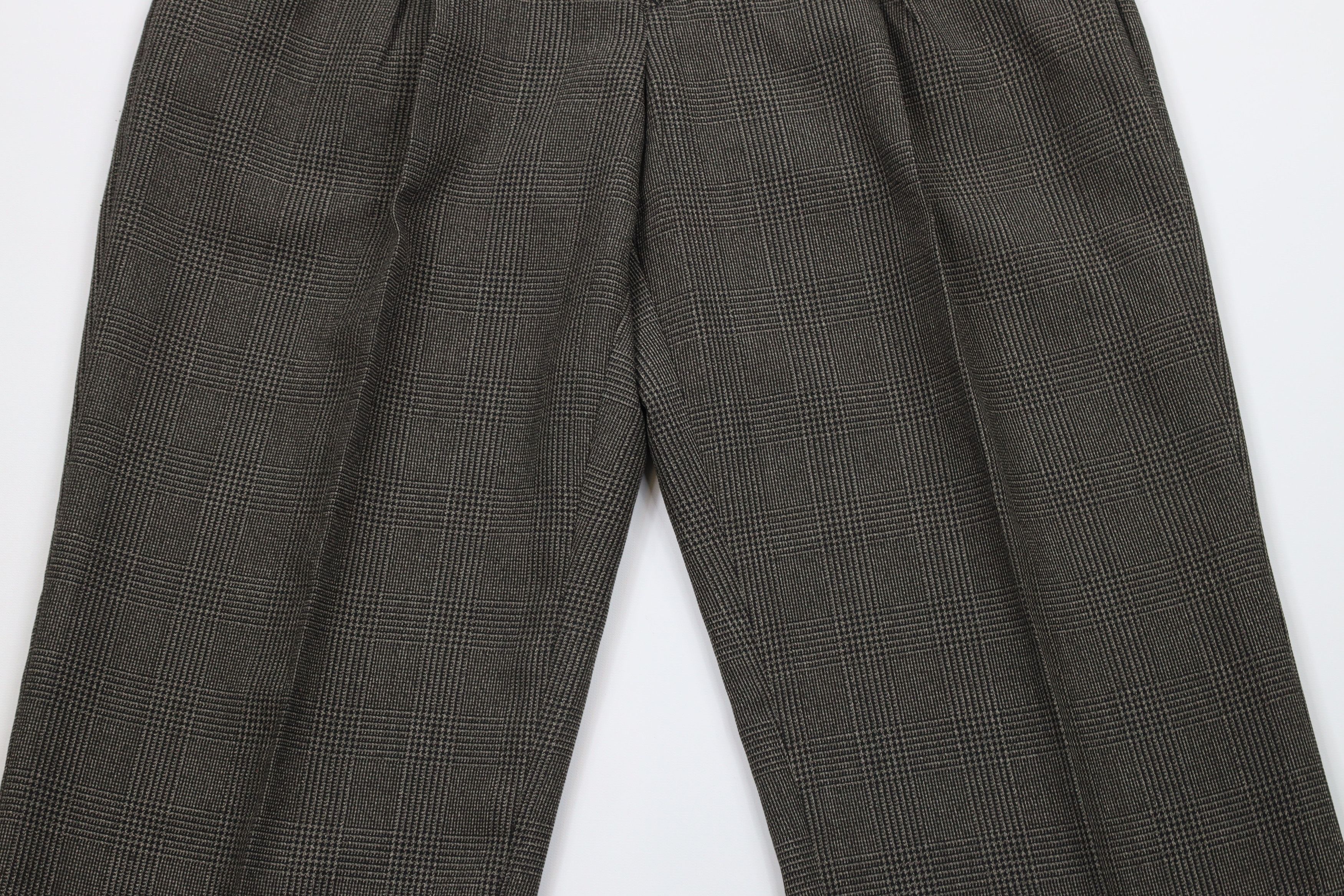 Vintage Deadstock Vintage 90s Streetwear Wide Leg Pants Houndstooth Size US 32 / EU 48 - 3 Thumbnail