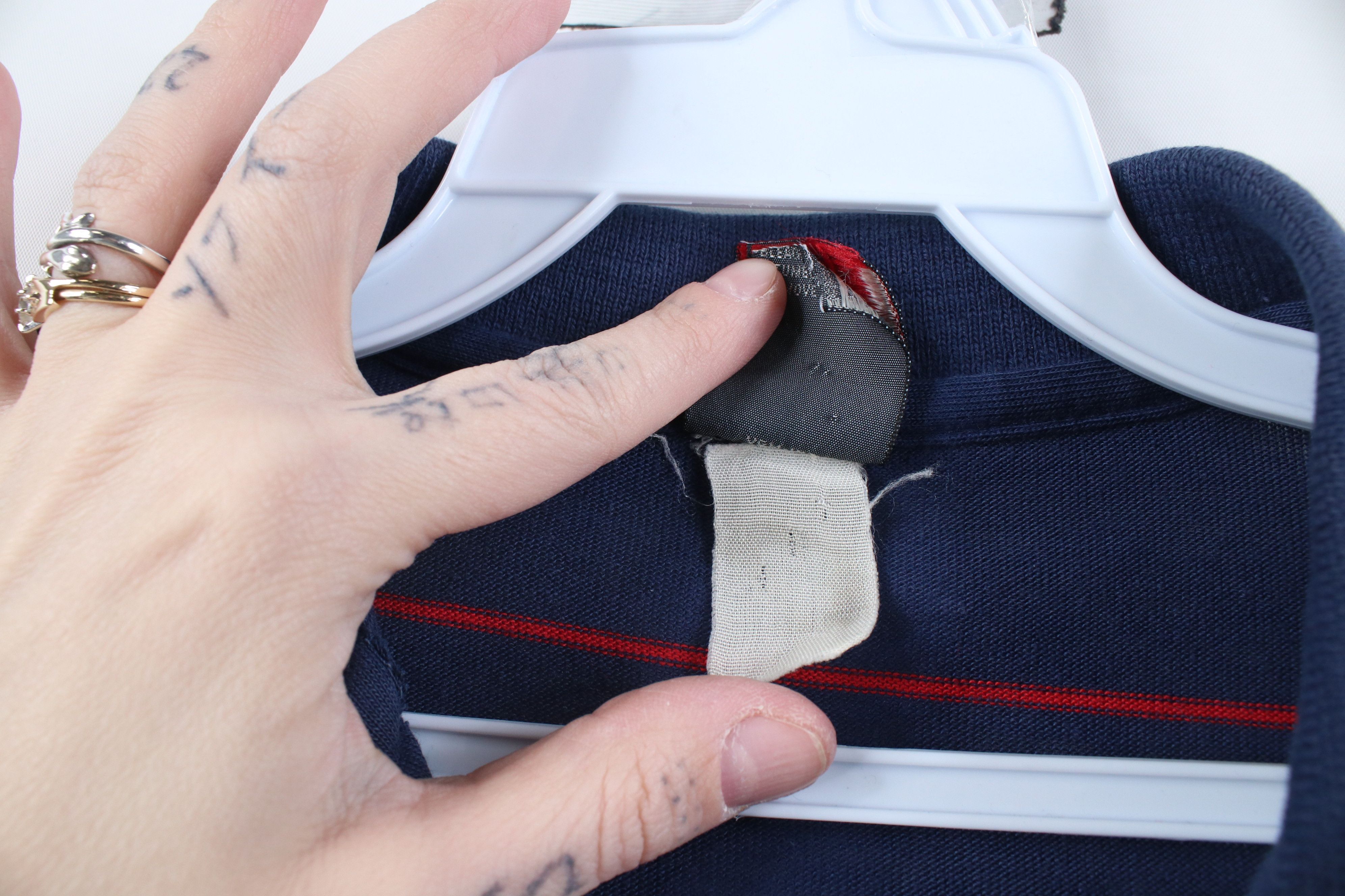 Vintage Vintage 70s Streetwear Striped Knit Collared Golf Polo Shirt Size US S / EU 44-46 / 1 - 8 Thumbnail