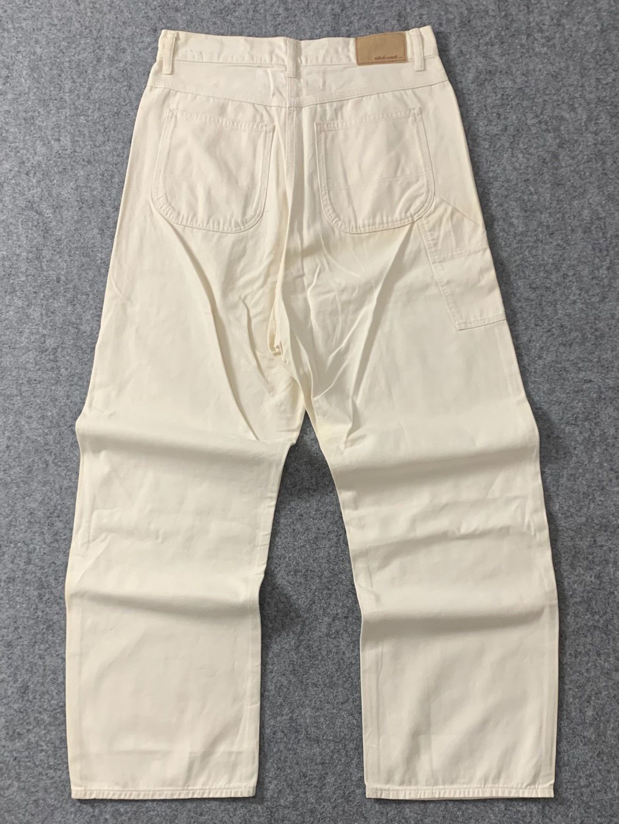 Vintage Vintage White 'Niko and Jeans' Regular Fit Carpenterpants Size US 32 / EU 48 - 2 Thumbnail