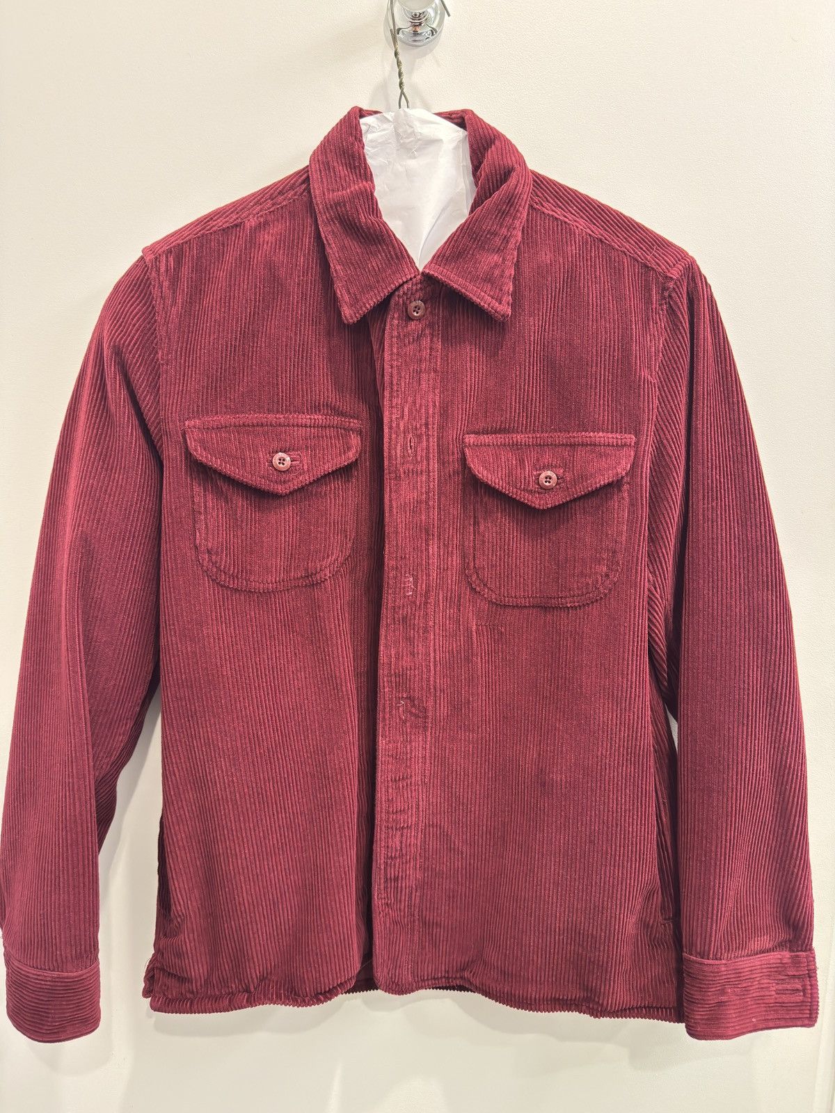 Aime Leon Dore Aime Leon Dore FW20 Red Corduroy CPO Shirt Jacket Small S Size US S / EU 44-46 / 1 - 1 Thumbnail