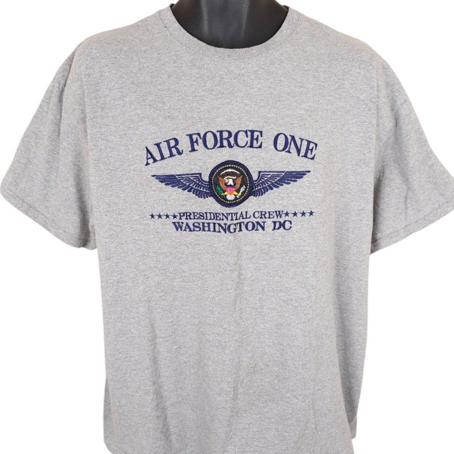 Other Air Force One T Shirt Mens Size XL Gray Presidential Crew Size US XL / EU 56 / 4 - 1 Thumbnail