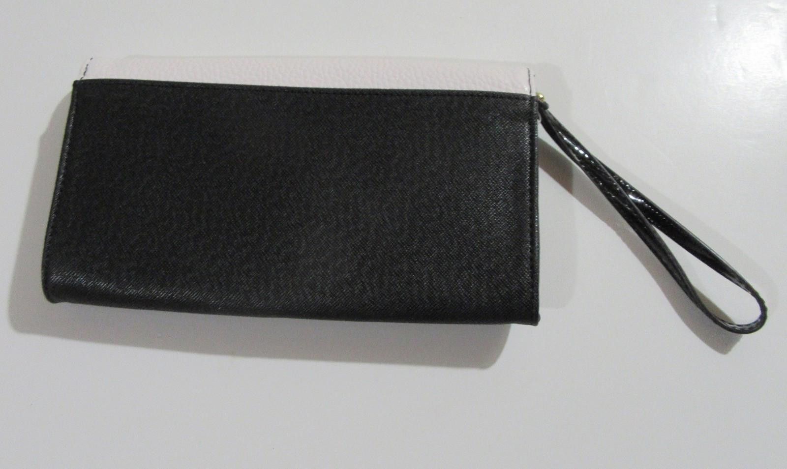 Designer Anne Klein Beyond the Pal Flap Clutch Wallet Black Multi Size ONE SIZE - 3 Thumbnail