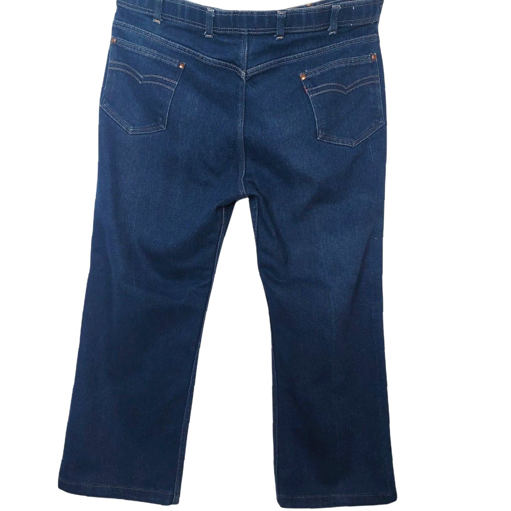 Levi's VINTAGE Levi's Action Jeans Men 43x28 Denim Blue Relaxed Fit 5-Pocket Straight Blue Jeans Retro 90s Mens Size US 43 - 2 Thumbnail