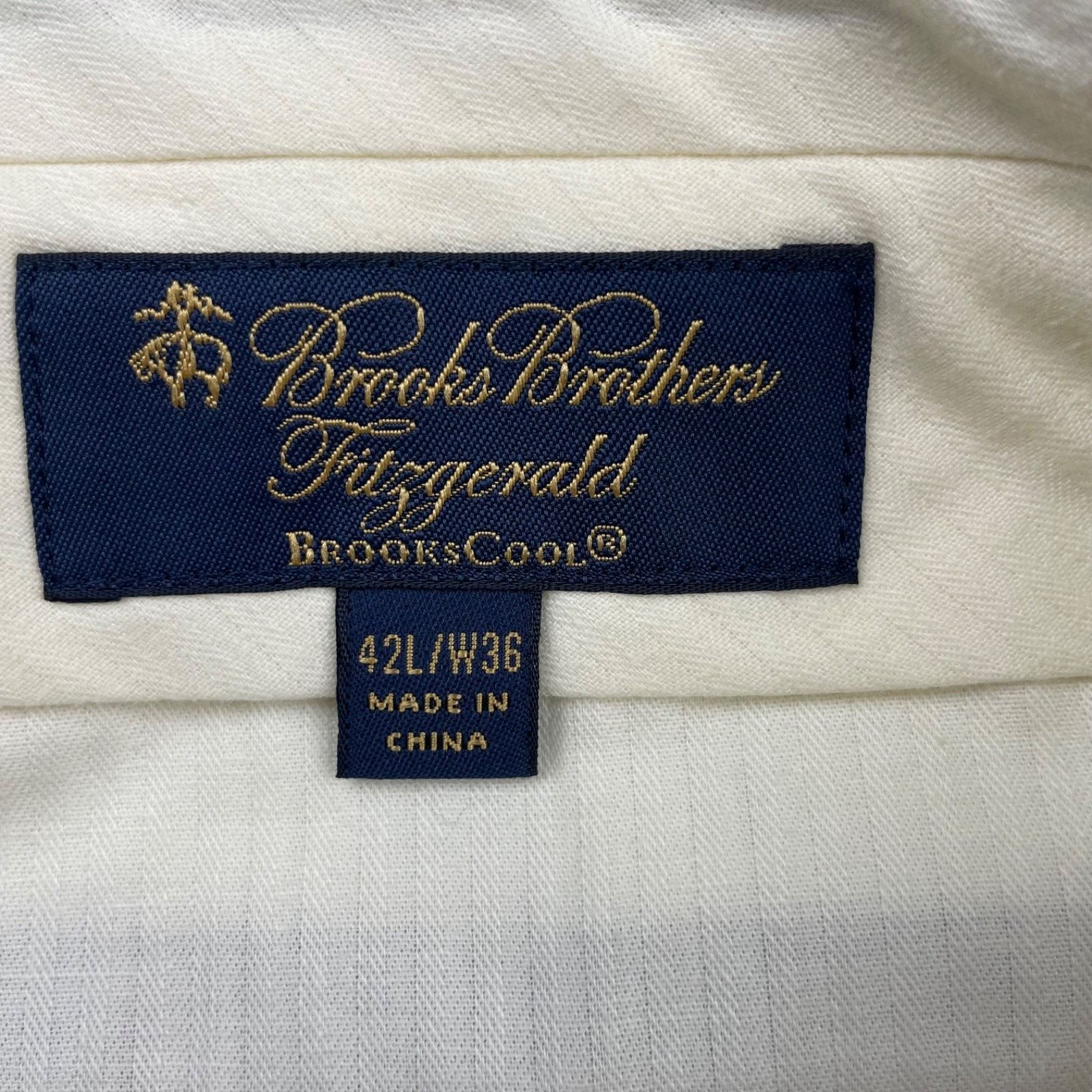 Brooks Brothers Brooks Brothers Men's BrooksCool Fitzgerald 2-Button Suit Be Size 42L - 16 Thumbnail