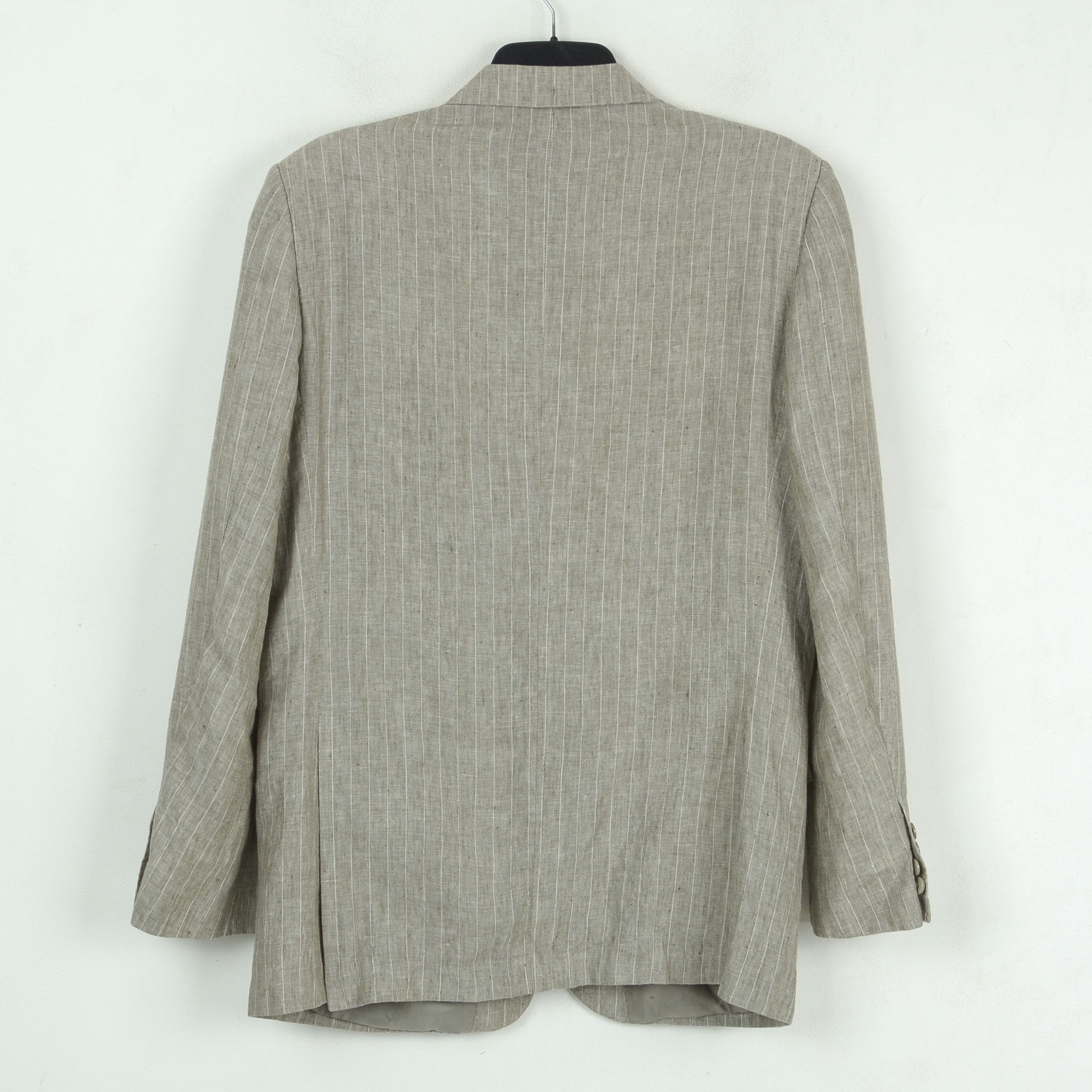 Other W20 SARTORIE RIUNITE Men Linen striped Coat Blazer Jacket Size 42R - 4 Thumbnail