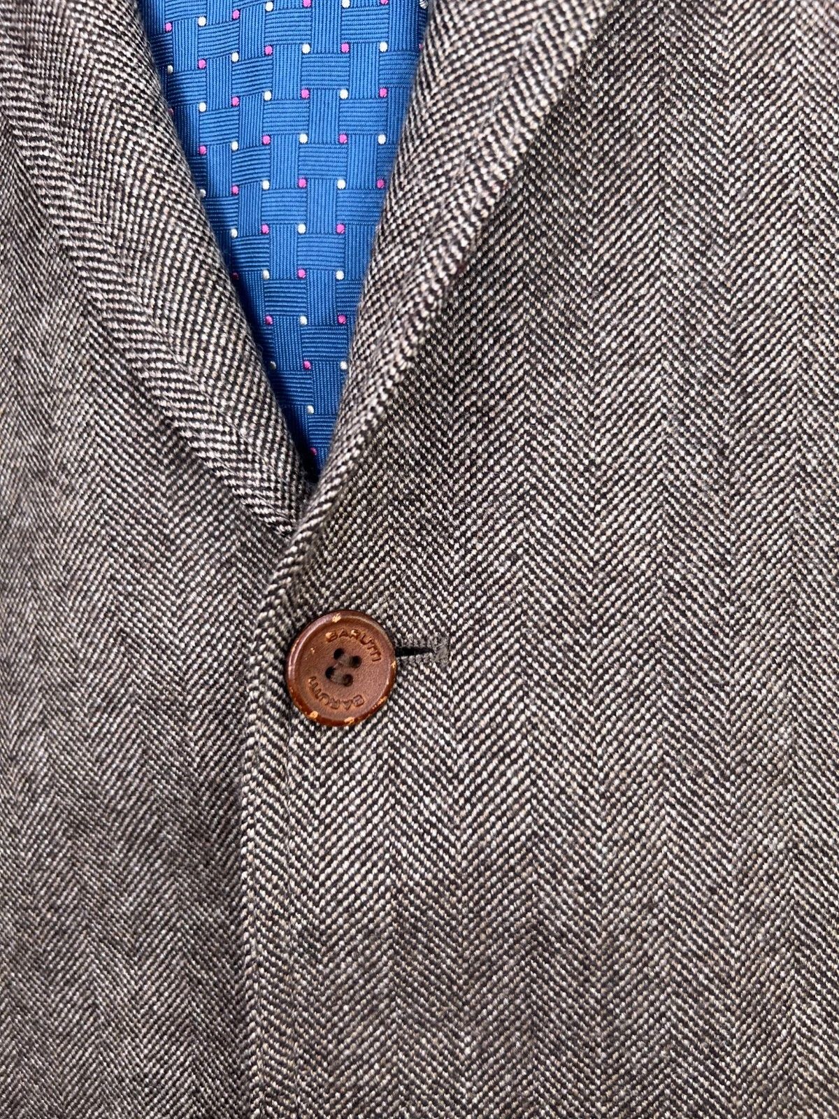 Other MARIO BARUTTI Wool Tweed Light Brown Men's Jacket Blazer Size 48R - 8 Thumbnail