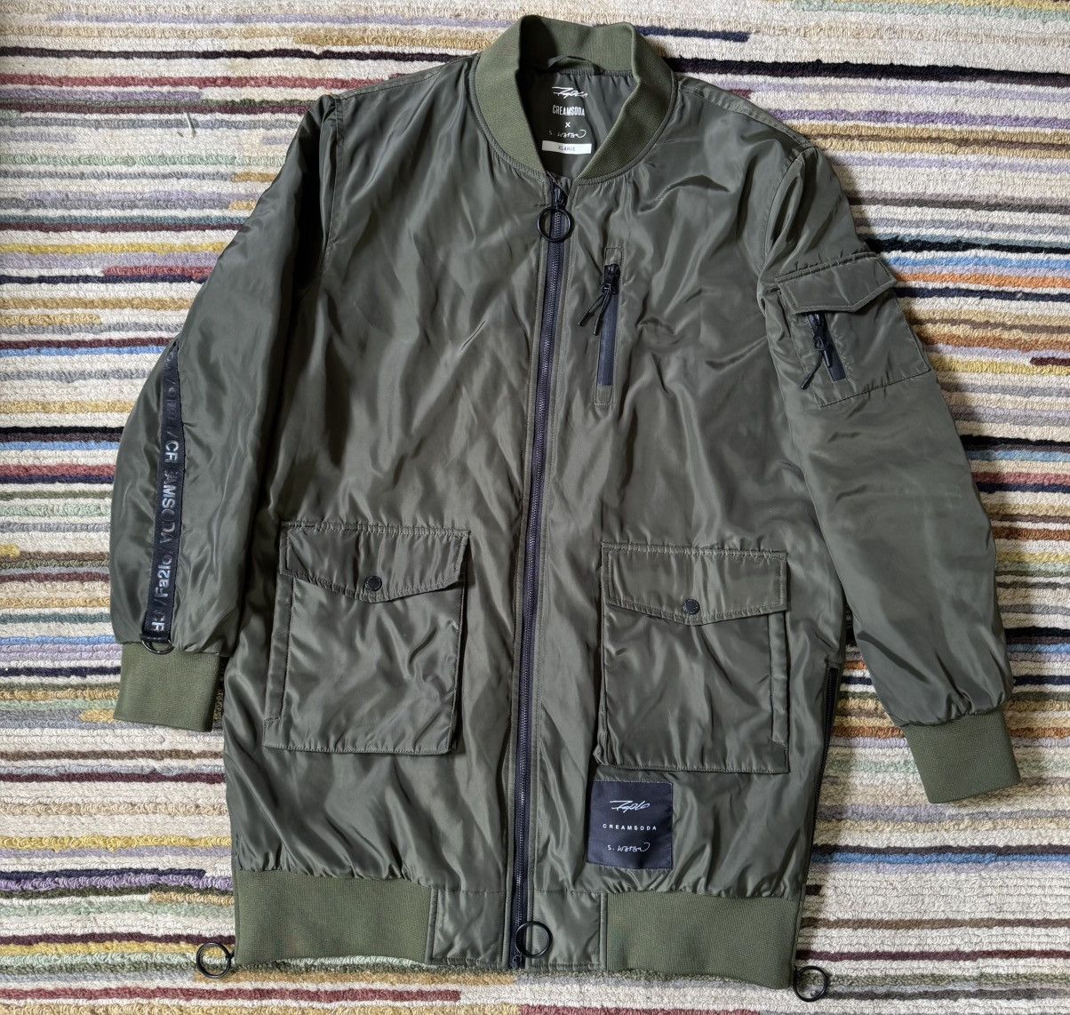 Japanese Brand Creamsoda Japanese streetwear WELL MADE Bomber, XL, NNT Size US XL / EU 56 / 4 - 1 Thumbnail