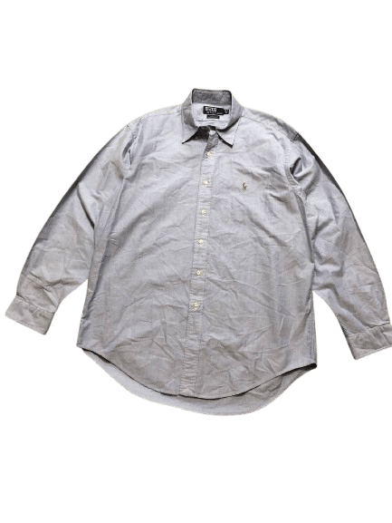 Polo Ralph Lauren Vintage Polo Ralph Lauren 100% Cotton Button Up Shirt Size L Size US L / EU 52-54 / 3 - 1 Thumbnail