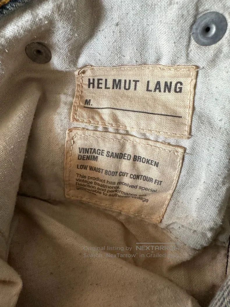Helmut Lang Helmut Lang Vintage Sanded Boot Cut Denim. Size US 31 - 5 Thumbnail