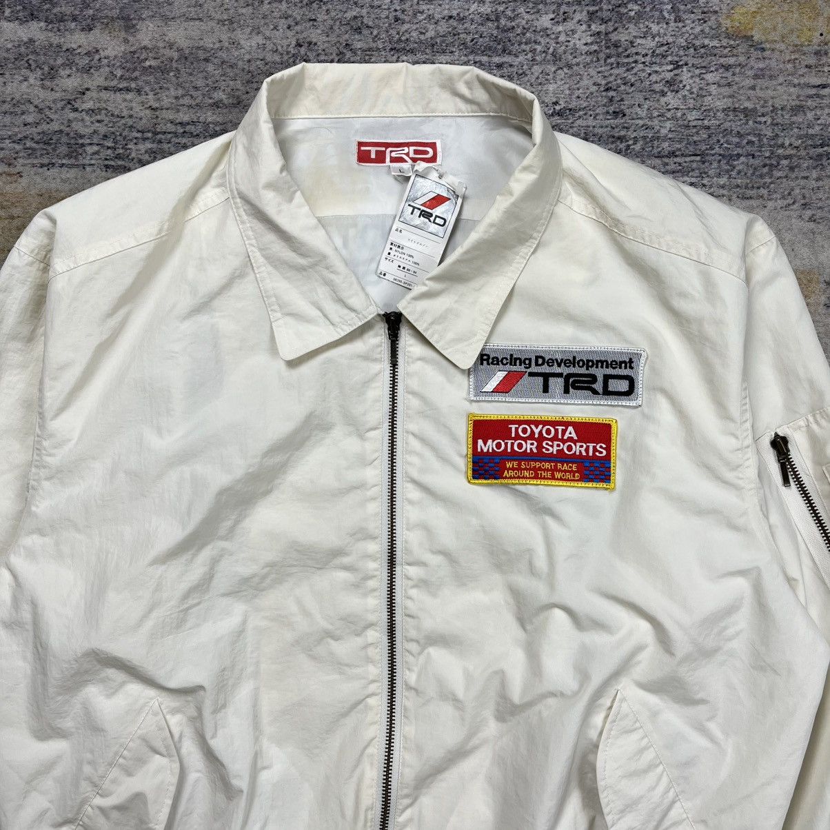 Japanese Brand × Sports Specialties Vintage 90s Trd Toyota racing development bomber jacket Size US L / EU 52-54 / 3 - 3 Thumbnail