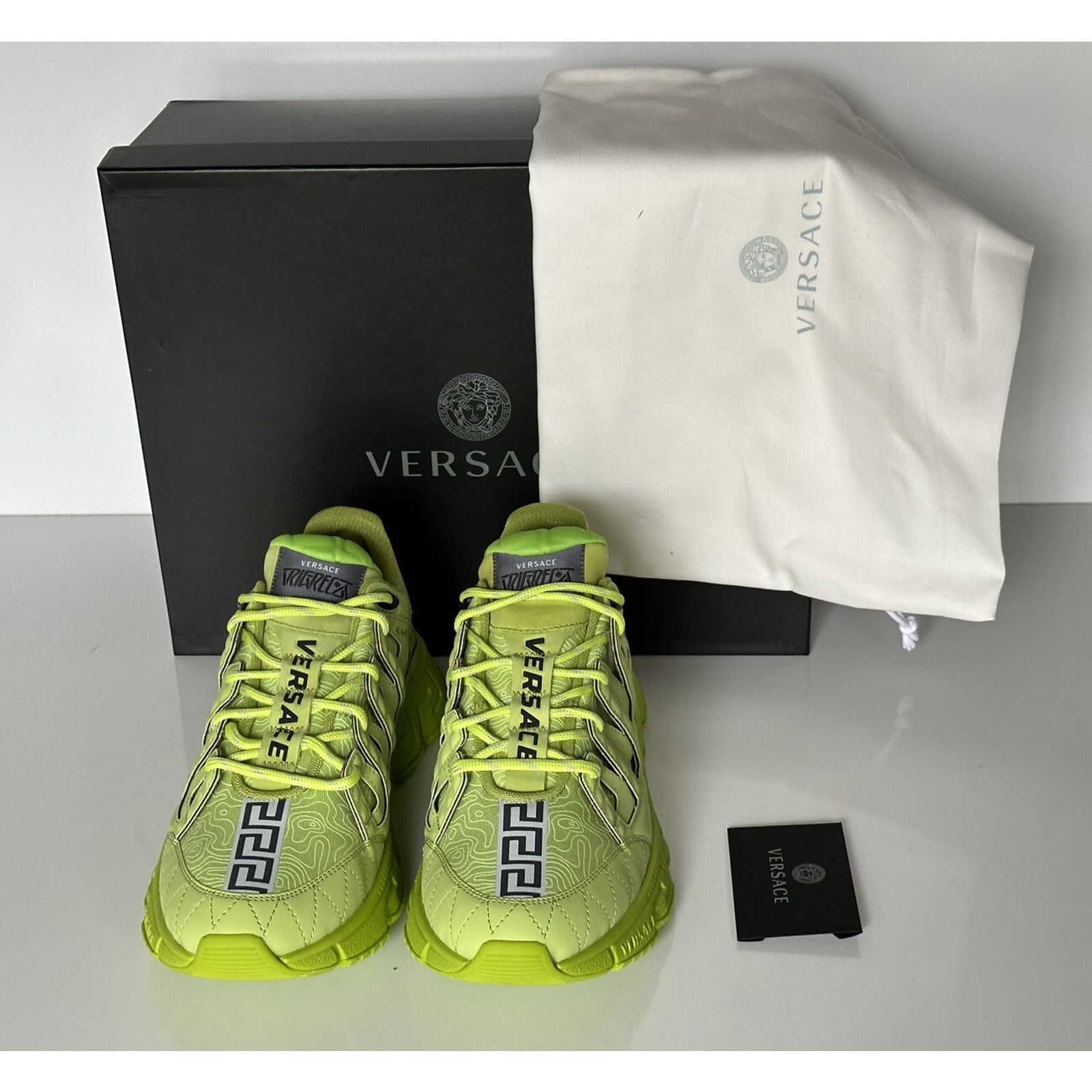 Versace Versace Trigreca Chain Reaction Sneakers 11 US DSU8094 Size US 11 / EU 44 - 11 Thumbnail