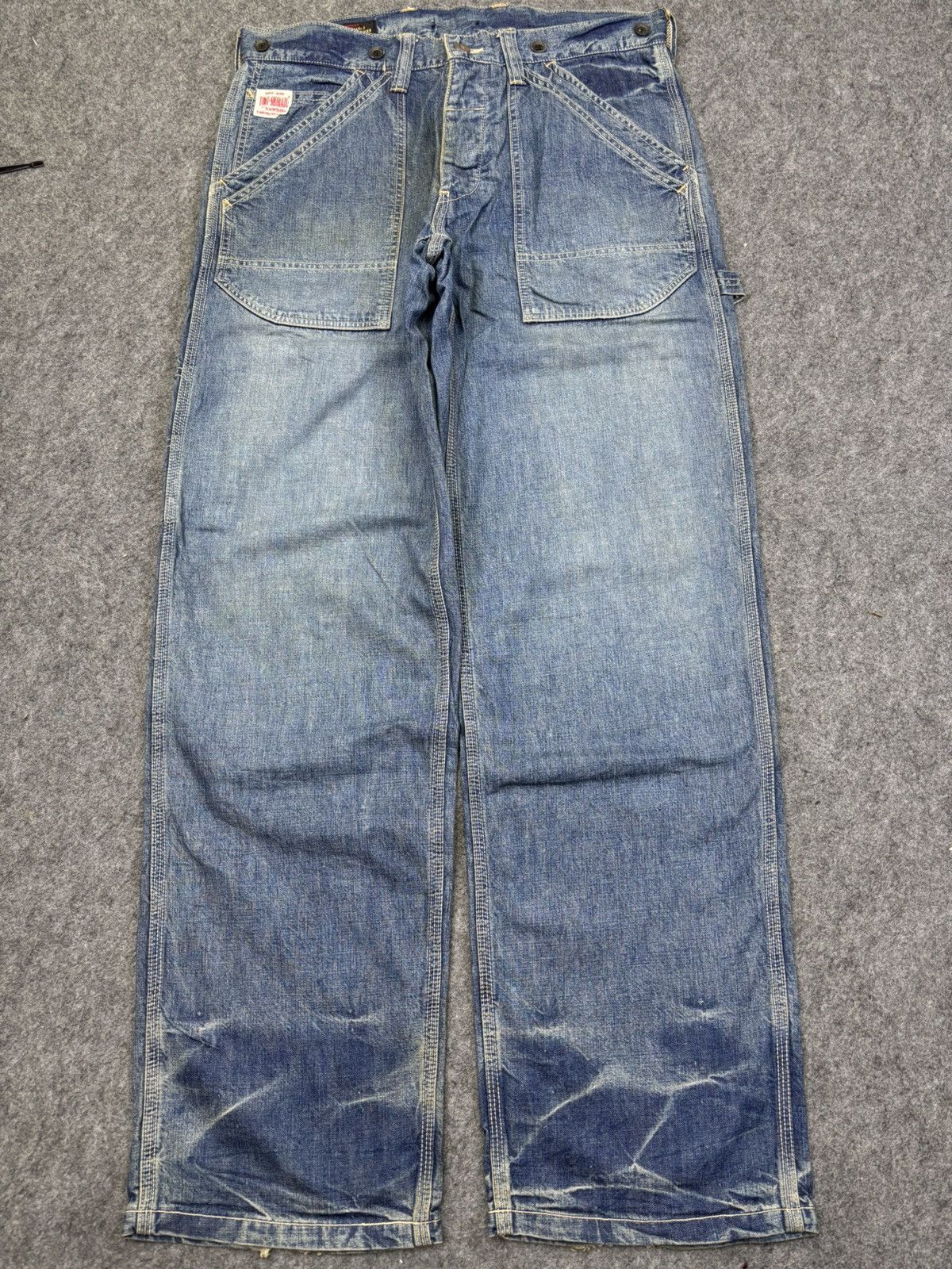*A VONTADE A VONTADE Kazuyuki Yamakawa War Military Carpenter Pant F886 Size US 32 / EU 48 - 14 Thumbnail