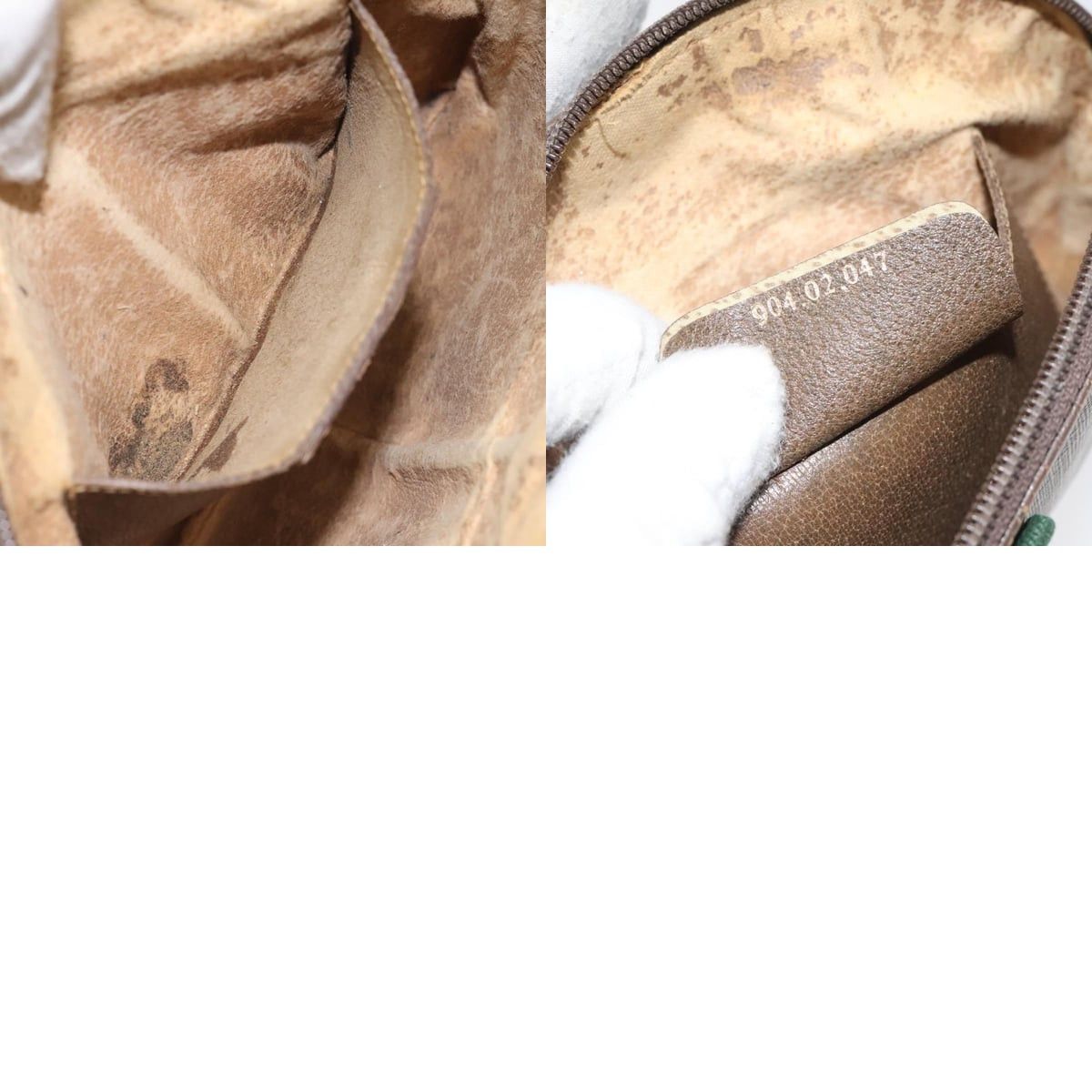 Gucci GUCCI GG Supreme Web Sherry Line Shoulder Bag Pvc Beige 904 Size ONE SIZE - 13 Thumbnail