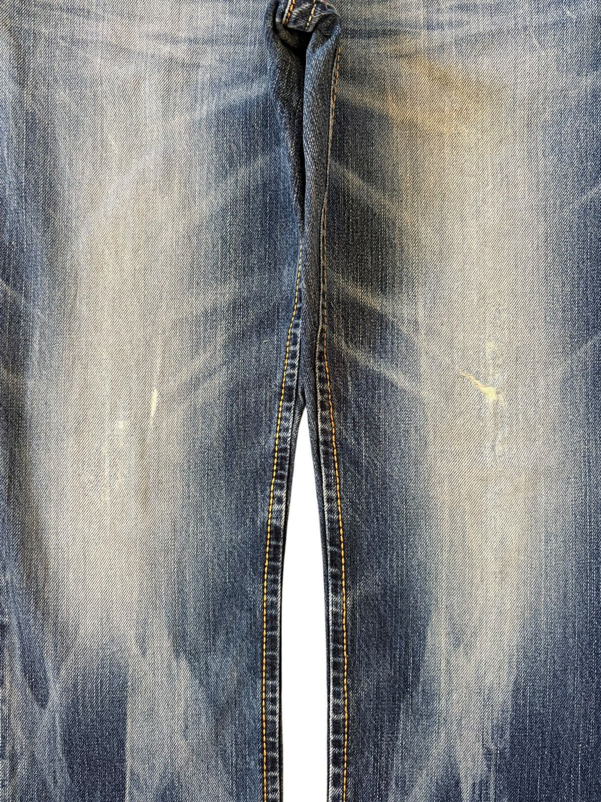 Edwin Vintage Edwin Blue Trip Faded Wash Distressed Jeans Size 31" - 3 Thumbnail