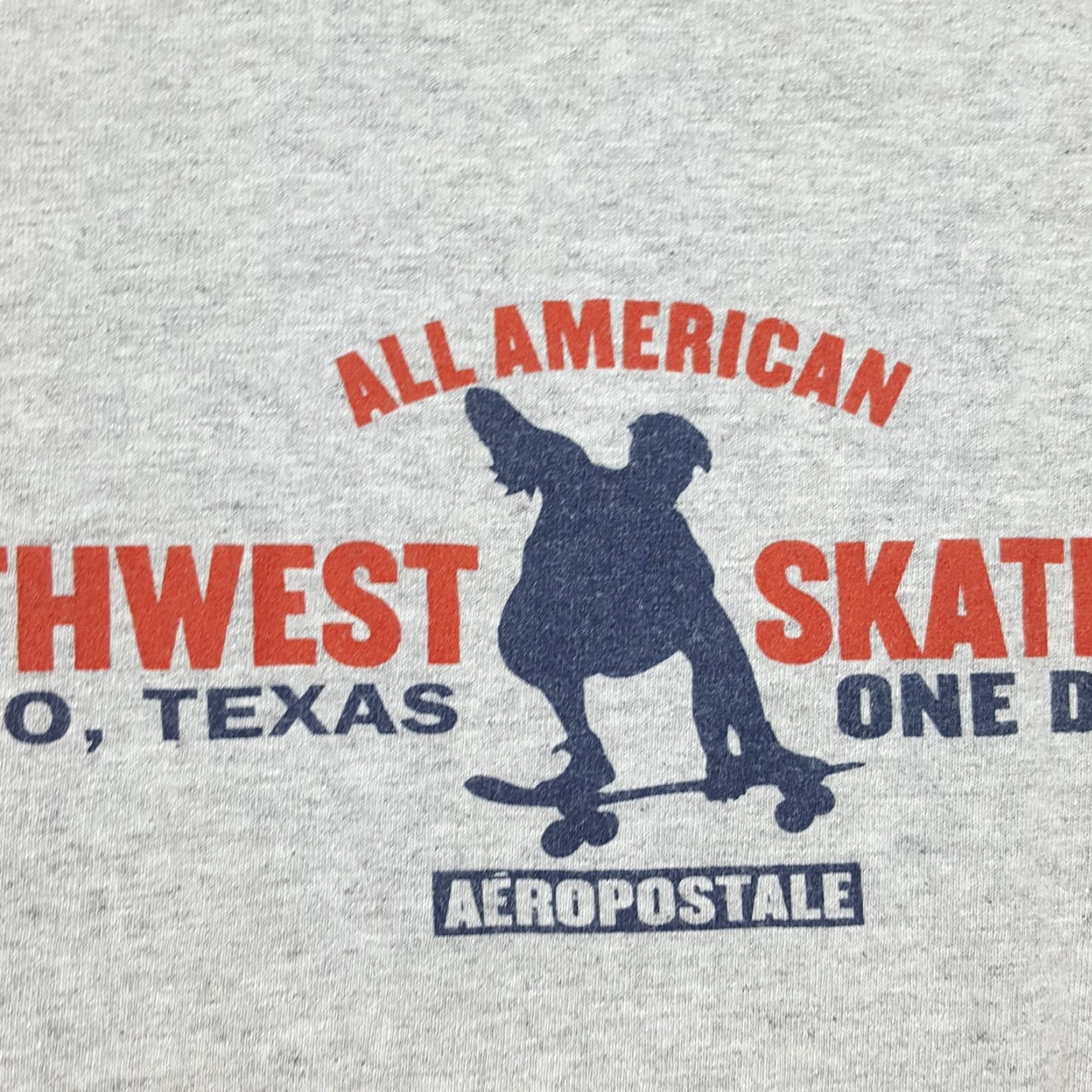 Aeropostale VINTAGE Aeropostale Skateboarding Skate Expo USA Size M Gray T Shirt Size US M / EU 48-50 / 2 - 4 Thumbnail