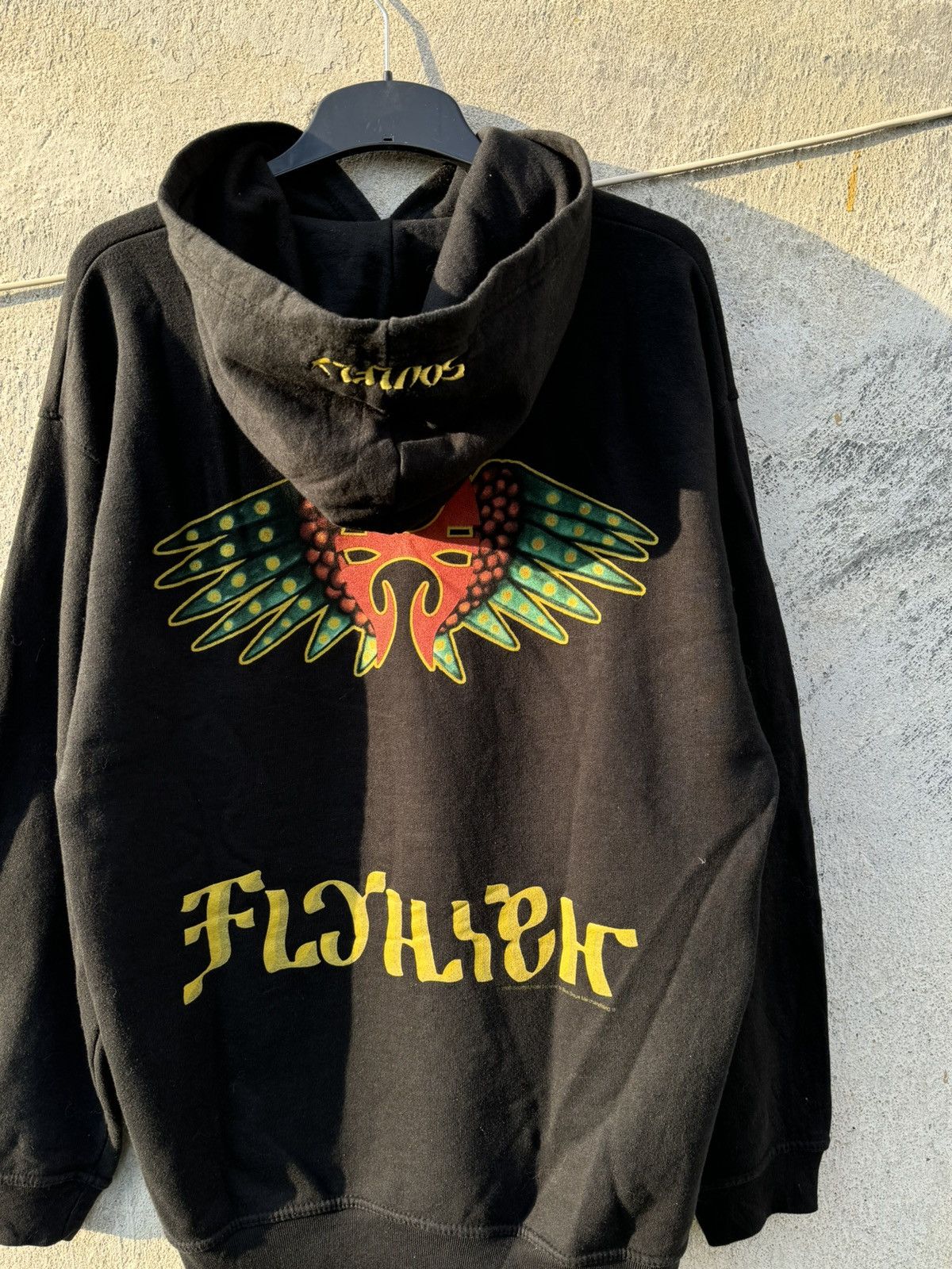 Band Tees × Vintage 2000 Vintage Soulfly Flyhigh Trash Metal Band Hoodie RARE Size US L / EU 52-54 / 3 - 5 Thumbnail