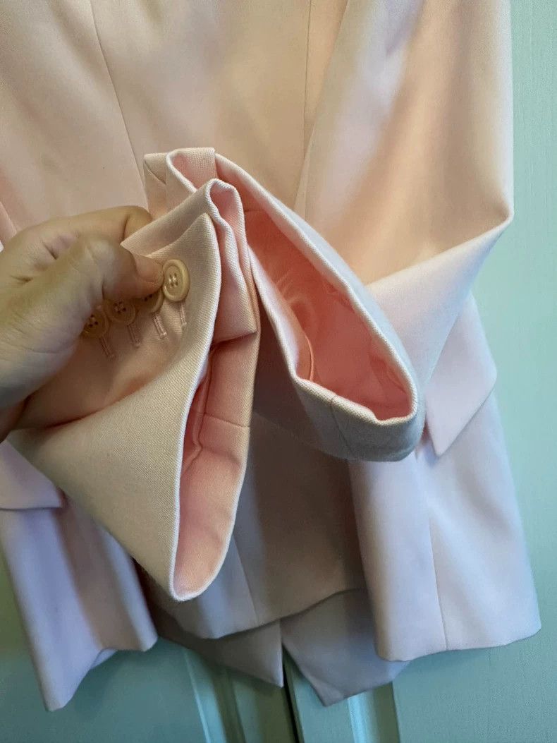 Alexander McQueen Alexander Mcqueen Classic pink suit with oblique pocket Size M / US 6-8 / IT 42-44 - 4 Thumbnail