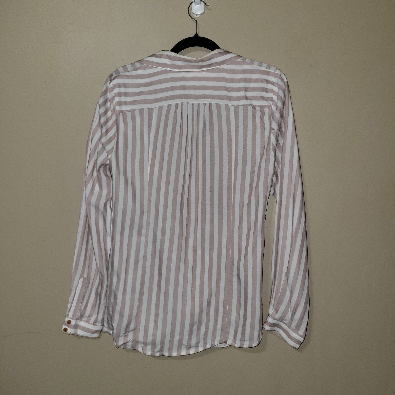 Anthropologie Maeve Anthropologie Striped Wrap Front Surplice Blouse SZ 8 Size M / US 6-8 / IT 42-44 - 8 Thumbnail