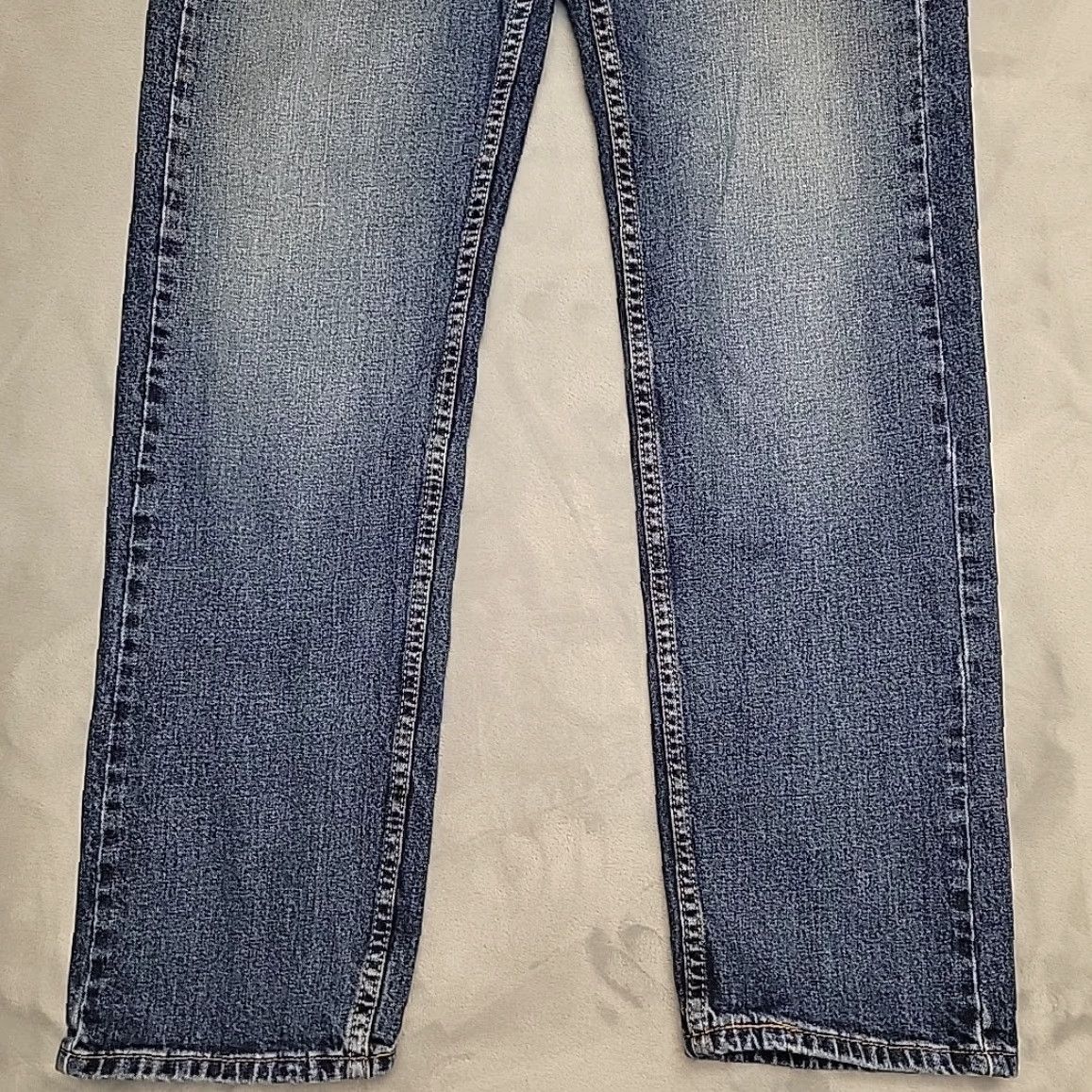 Vintage VINTAGE Levis 505 Jeans Mens 34x32 Blue Regular Fit Straight Leg Denim Everyday Comfort Size US 34 / EU 50 - 2 Thumbnail