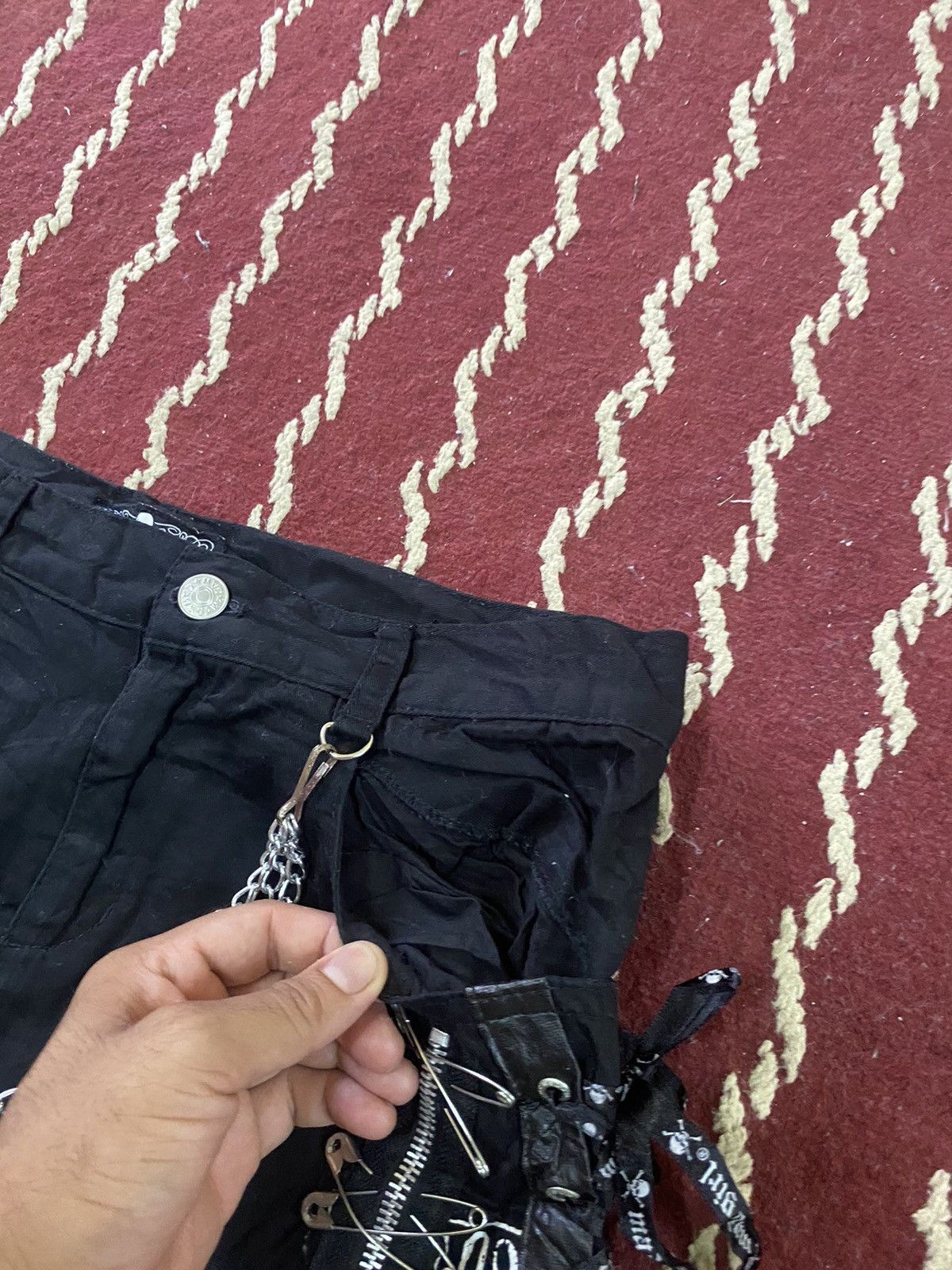 Designer × If Six Was Nine × Seditionaries MAD PUNK FUCK YOU BONDAGE SKIRT Size 30" / US 8 / IT 44 - 4 Thumbnail