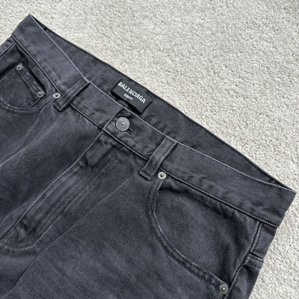 Balenciaga FW22 LOST TAPES SOFT JAPANESE FLARED DENIM Size US 32 / EU 48 - 3 Thumbnail