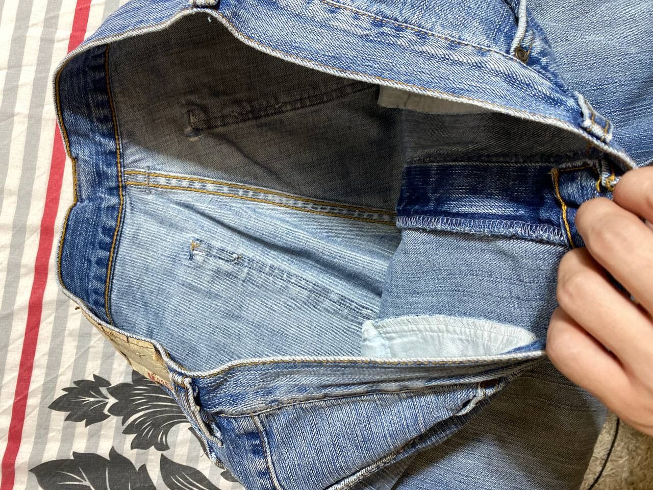 Japanese Brand × Mustang Vintage 90s y2k mustang jeans Bootcut BAGGY STYLE Size US 34 / EU 50 - 5 Thumbnail