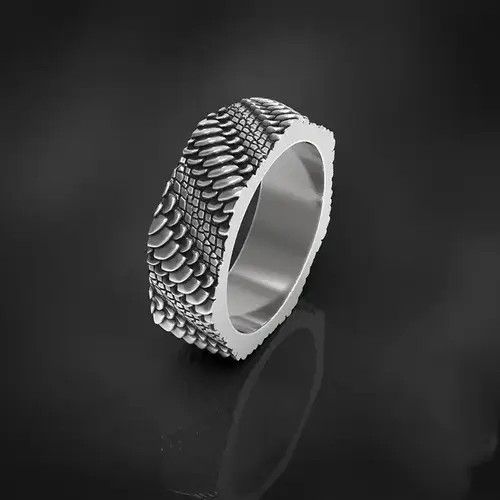 Designer Dragon Scale Ring Size ONE SIZE - 1 Thumbnail