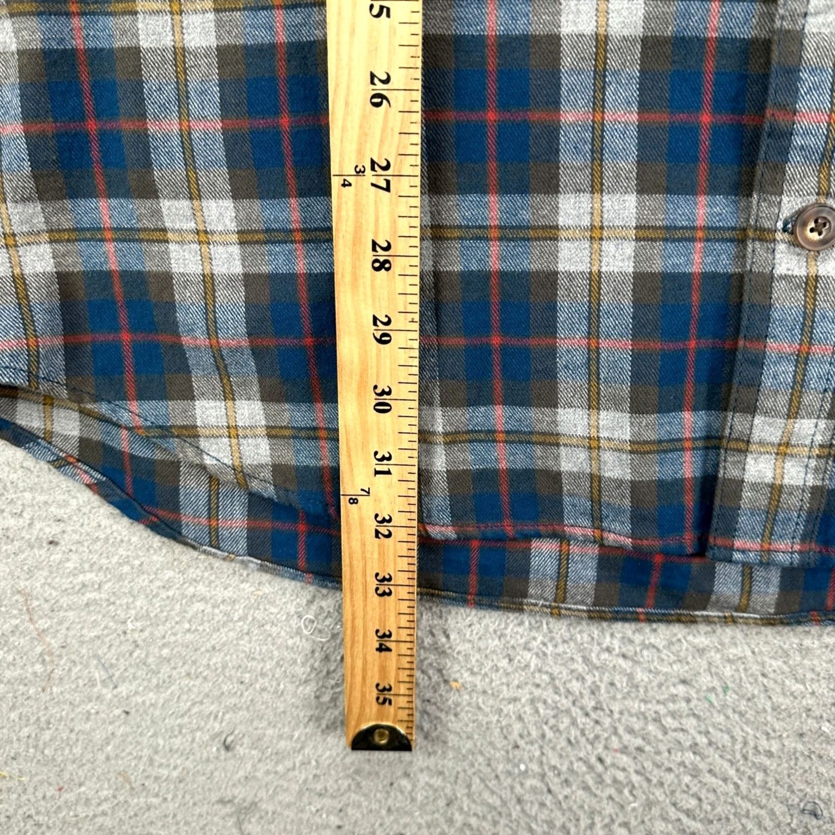 Duluth Trading Company Duluth Trading Co Shirt Flannel Men XL Blue Plaid Button Down Long Sleeve Pocket Shirt Size US XL / EU 56 / 4 - 6 Thumbnail