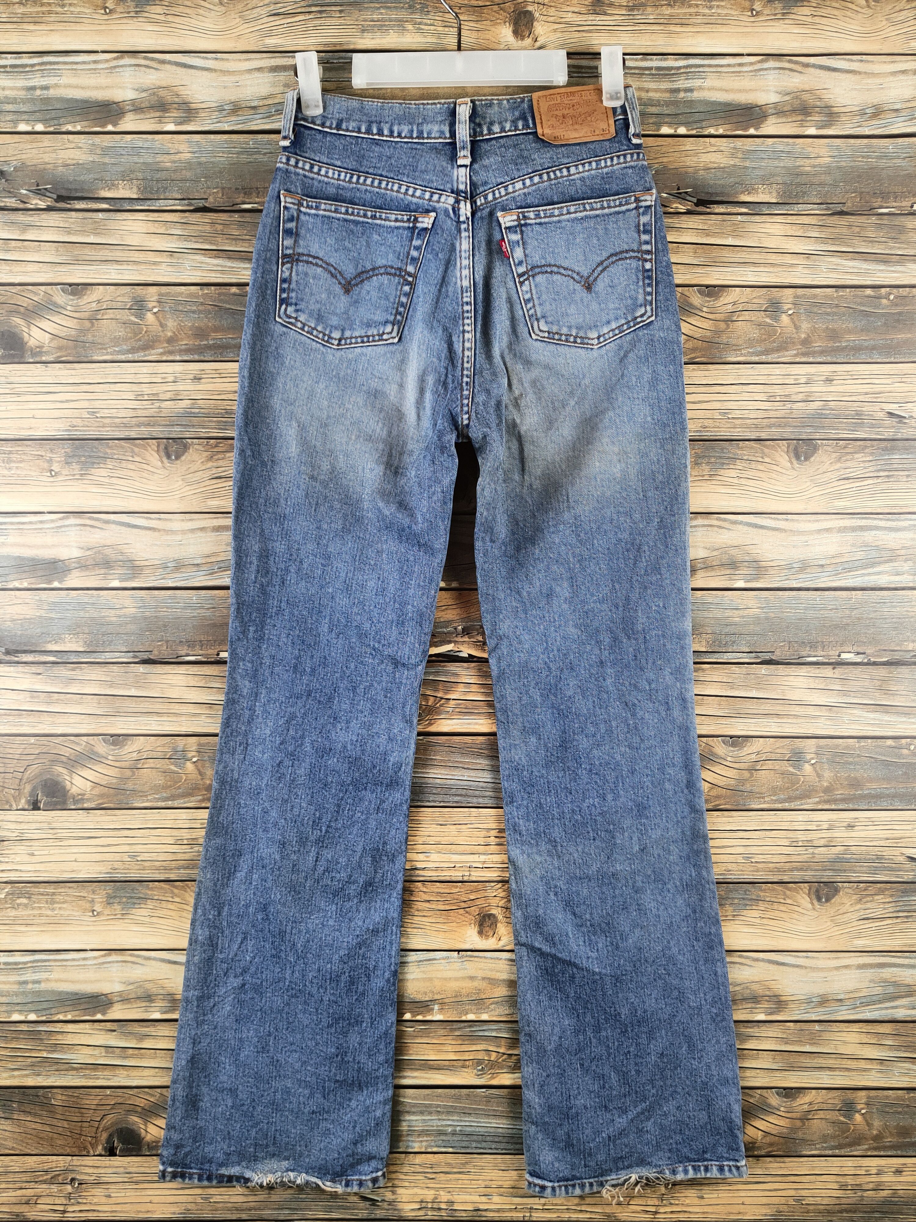 Levi's 517 Levi's Blue Distressed Ripped Jeans #S2825 Size 27" / US 4 / IT 40 - 7 Thumbnail