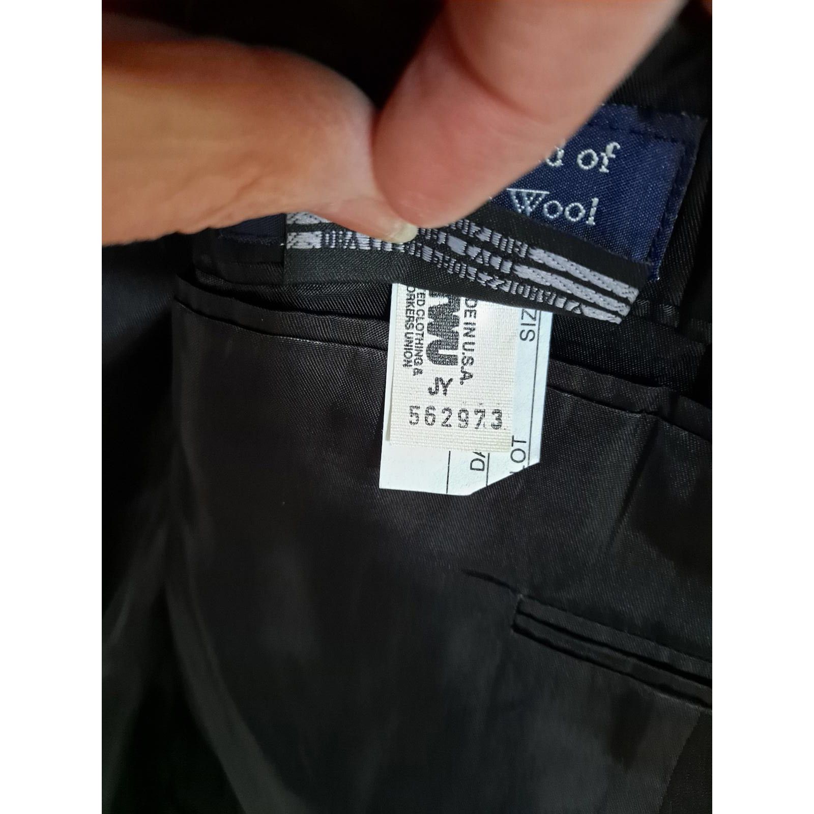 Burberry Black Burberry One Button Suit Jacket Size 44R - 6 Thumbnail