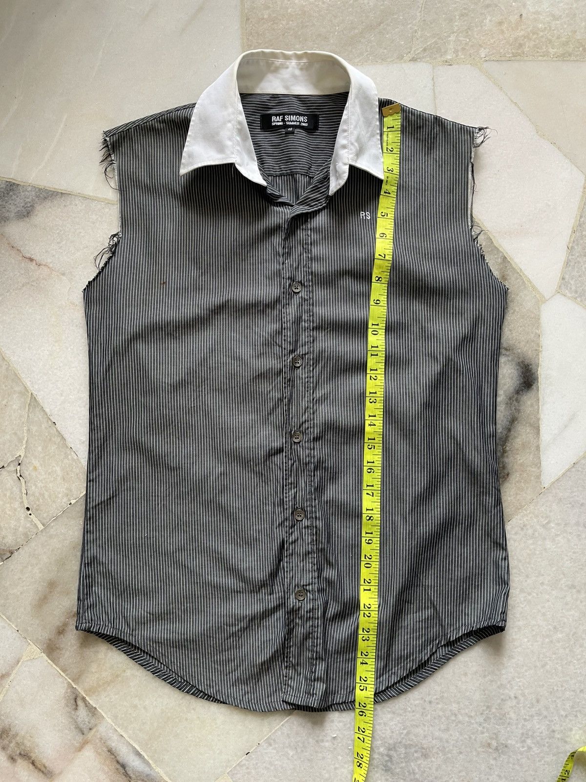 Raf Simons S/S 2003 Raf Simons 'Consumed' Cut Off Sleeve Size US S / EU 44-46 / 1 - 14 Thumbnail