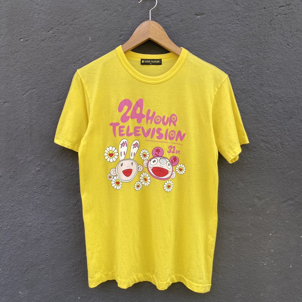 Takashi Murakami Vintage 2008 Takashi Murakami x 24 Hour ERD GRUNGE TEE Size US M / EU 48-50 / 2 - 1 Thumbnail