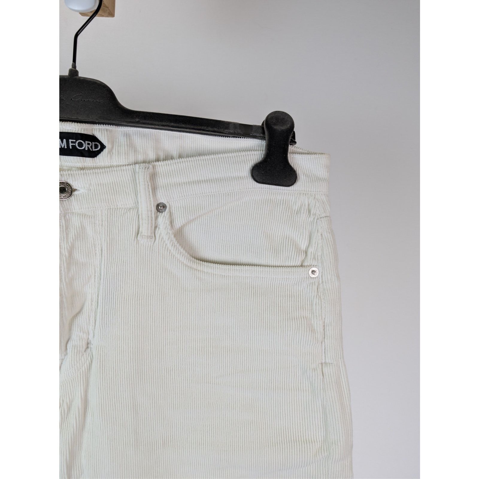 Tom Ford o1rshd1 Straight Fit Denim Jeans in White Size US 34 / EU 50 - 5 Thumbnail