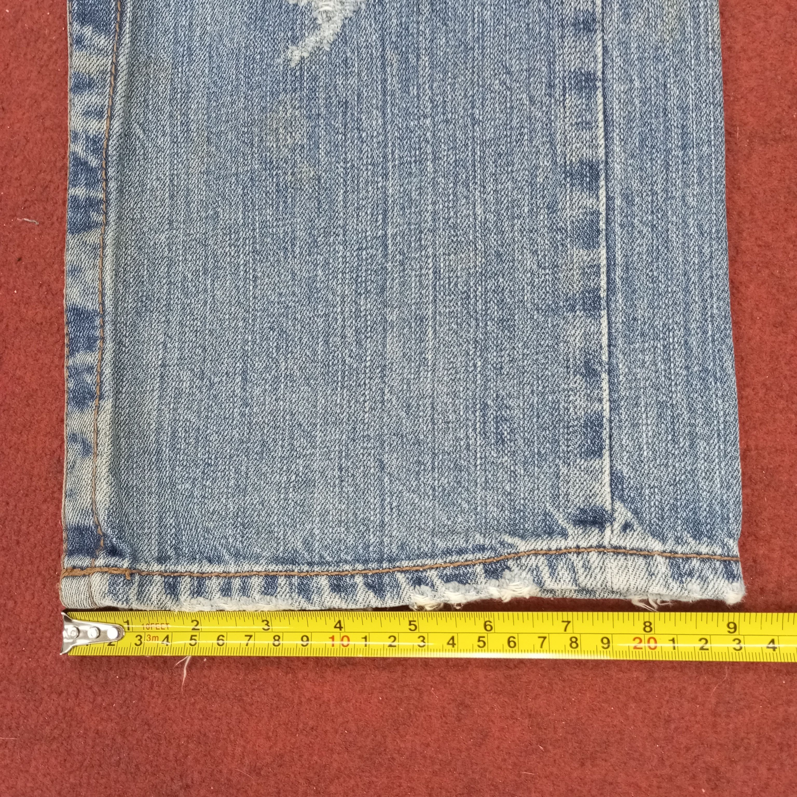 Vintage Distressed Jeans Rock Punk Style Streetwear Size US 34 / EU 50 - 11 Thumbnail